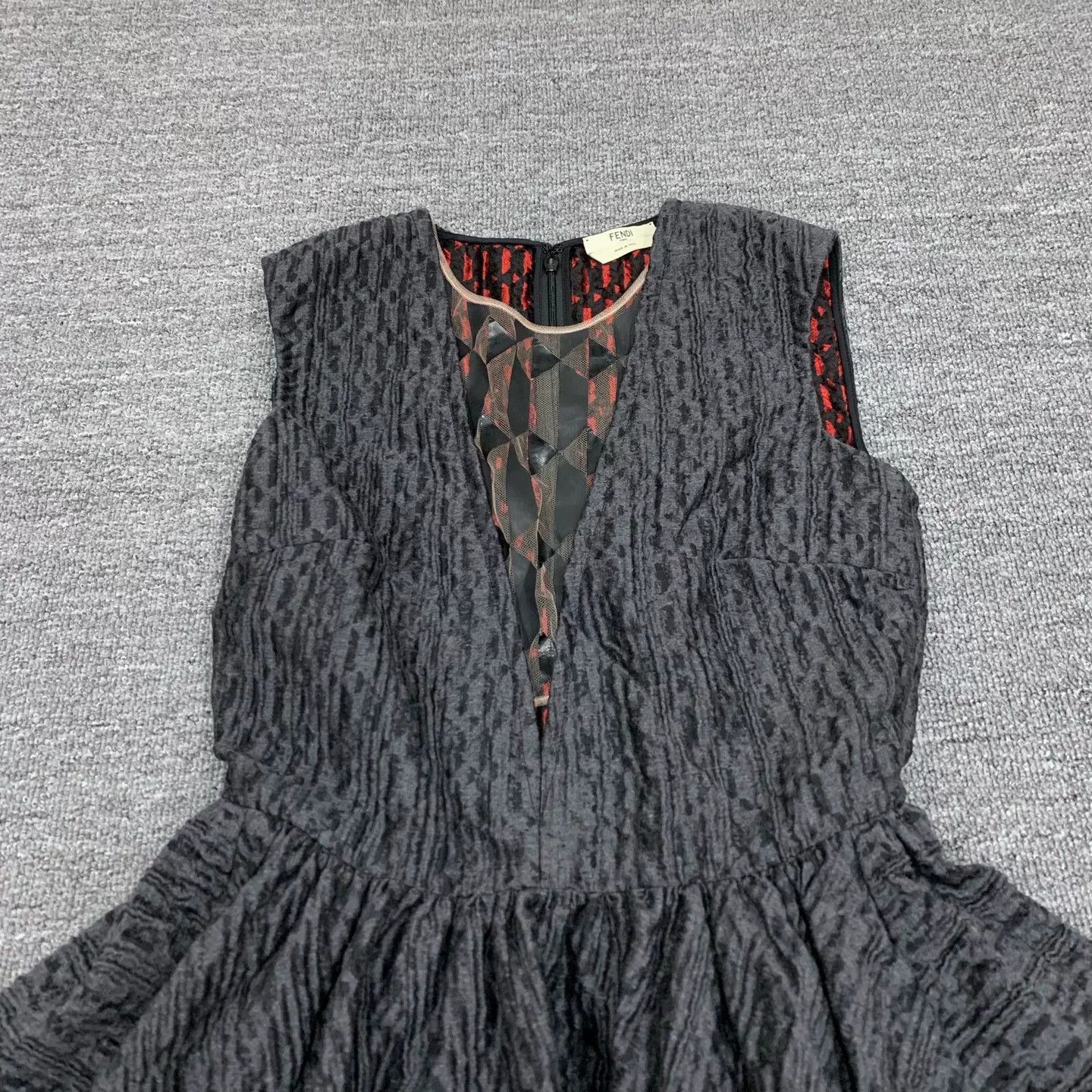Fendi Fendi Wool Silk Gray Skirt Size 38" / US 16 / IT 52 - 6 Thumbnail