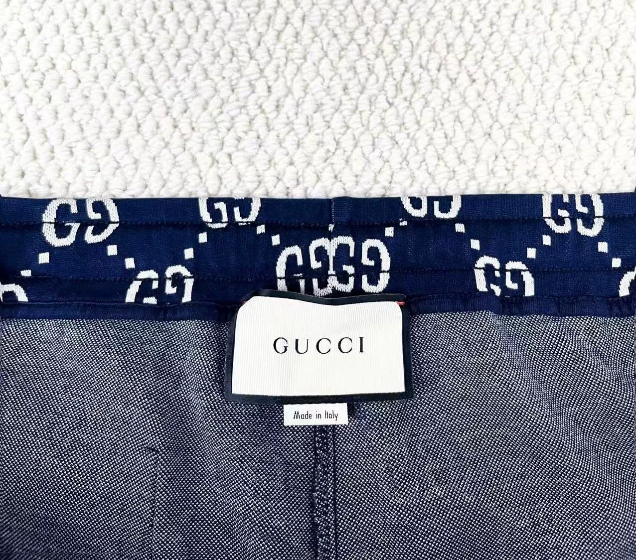 Gucci Gucci Navy Double G Knit Striped Pants Size US 32 / EU 48 - 3 Thumbnail