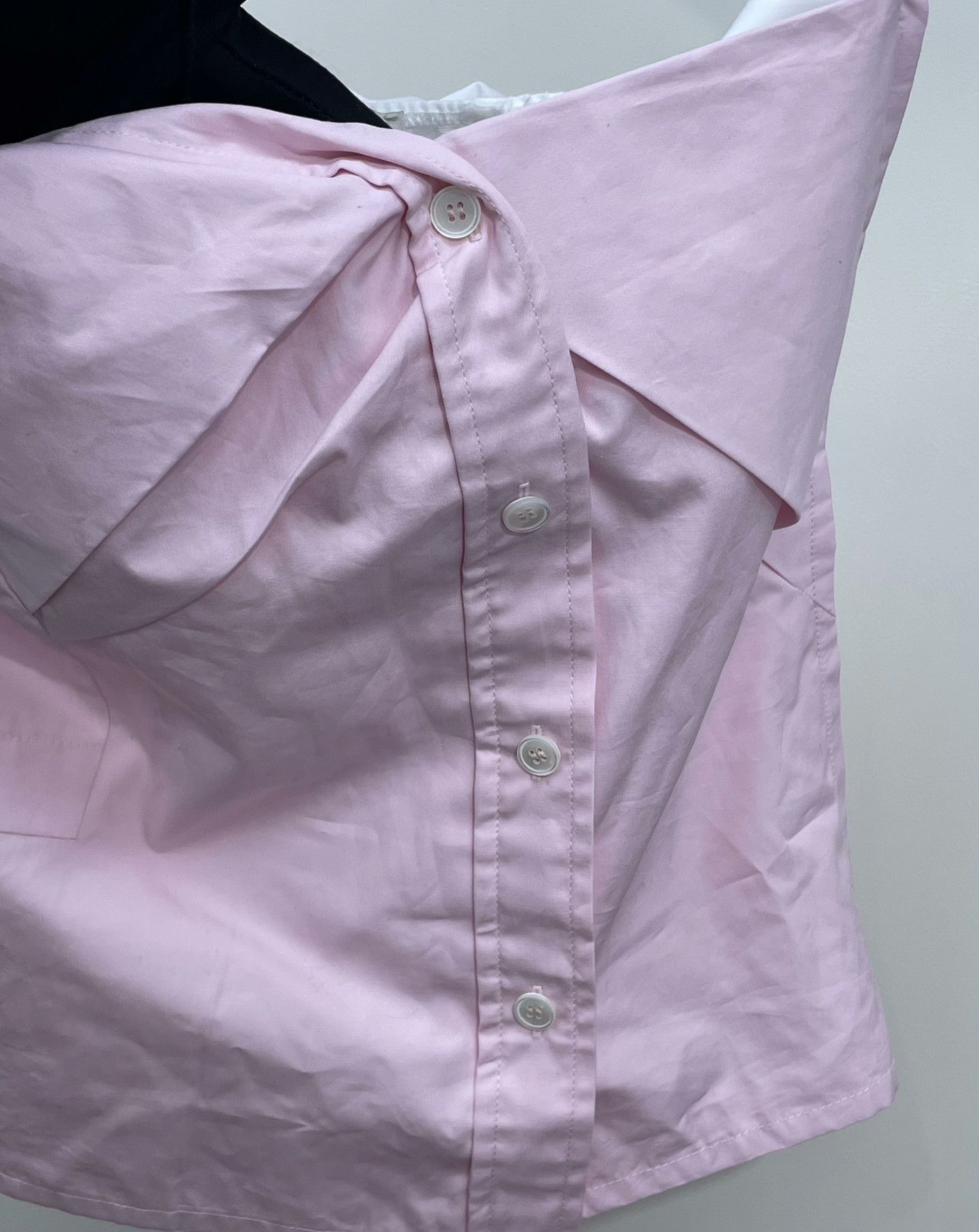 Miu Miu Miu Miu 2025 Pink Irregular Tube Top Size XS / US 0-2 / IT 36-38 - 4 Thumbnail