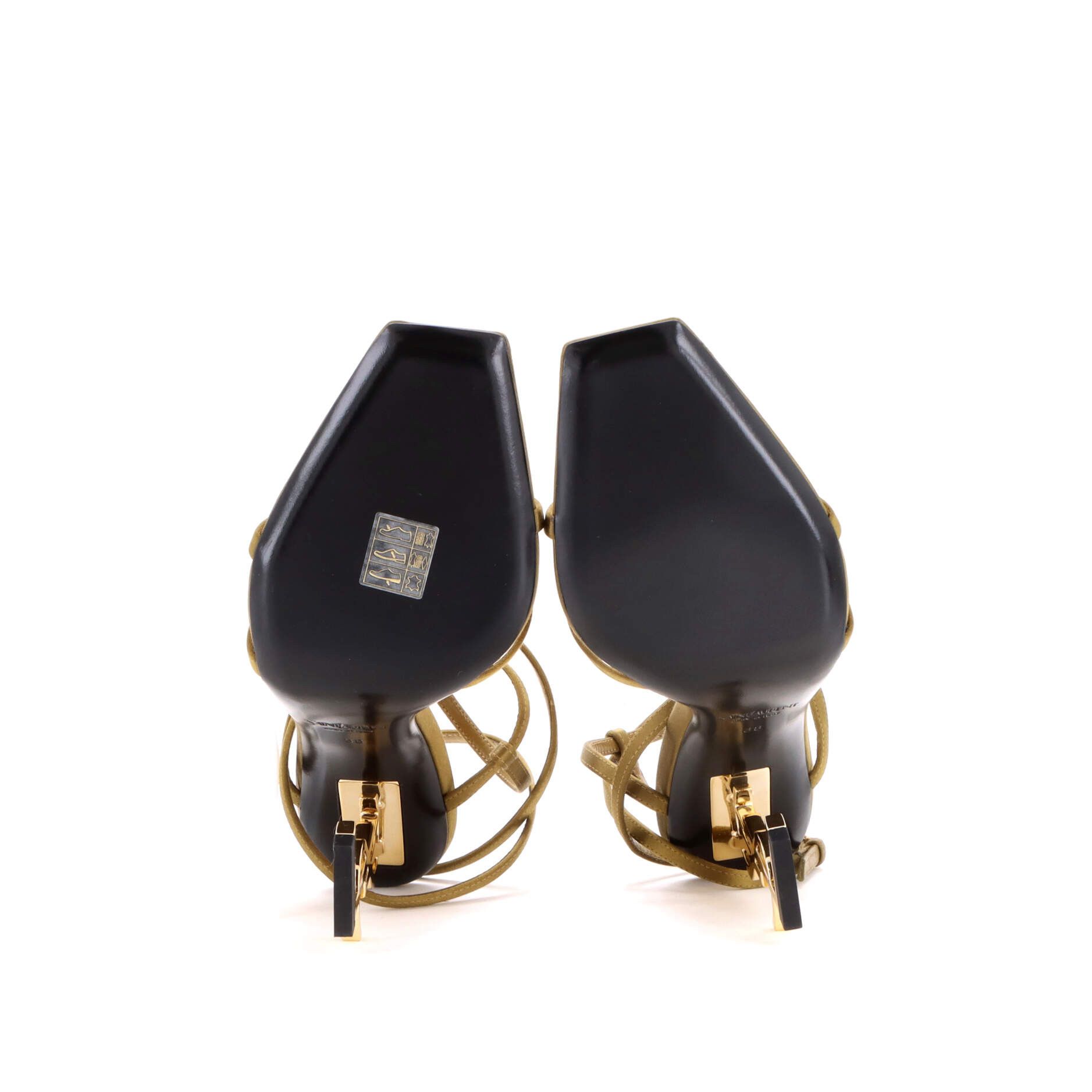Saint Laurent Paris Women's opyum sandals satin 110 Size ONE SIZE - 4 Thumbnail