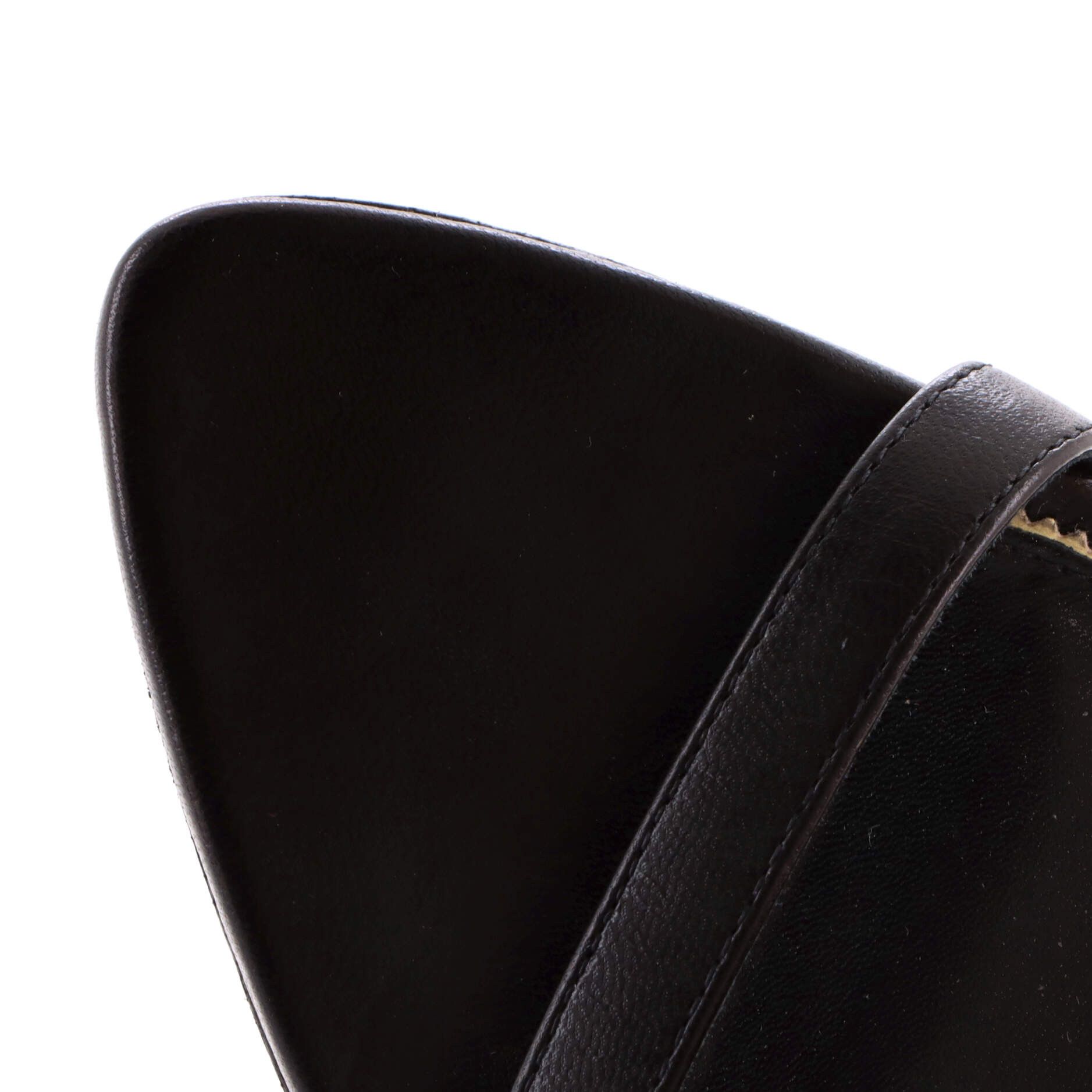 Tom Ford Women's padlock pointy naked heeled sandals leather 70 Size ONE SIZE - 5 Thumbnail