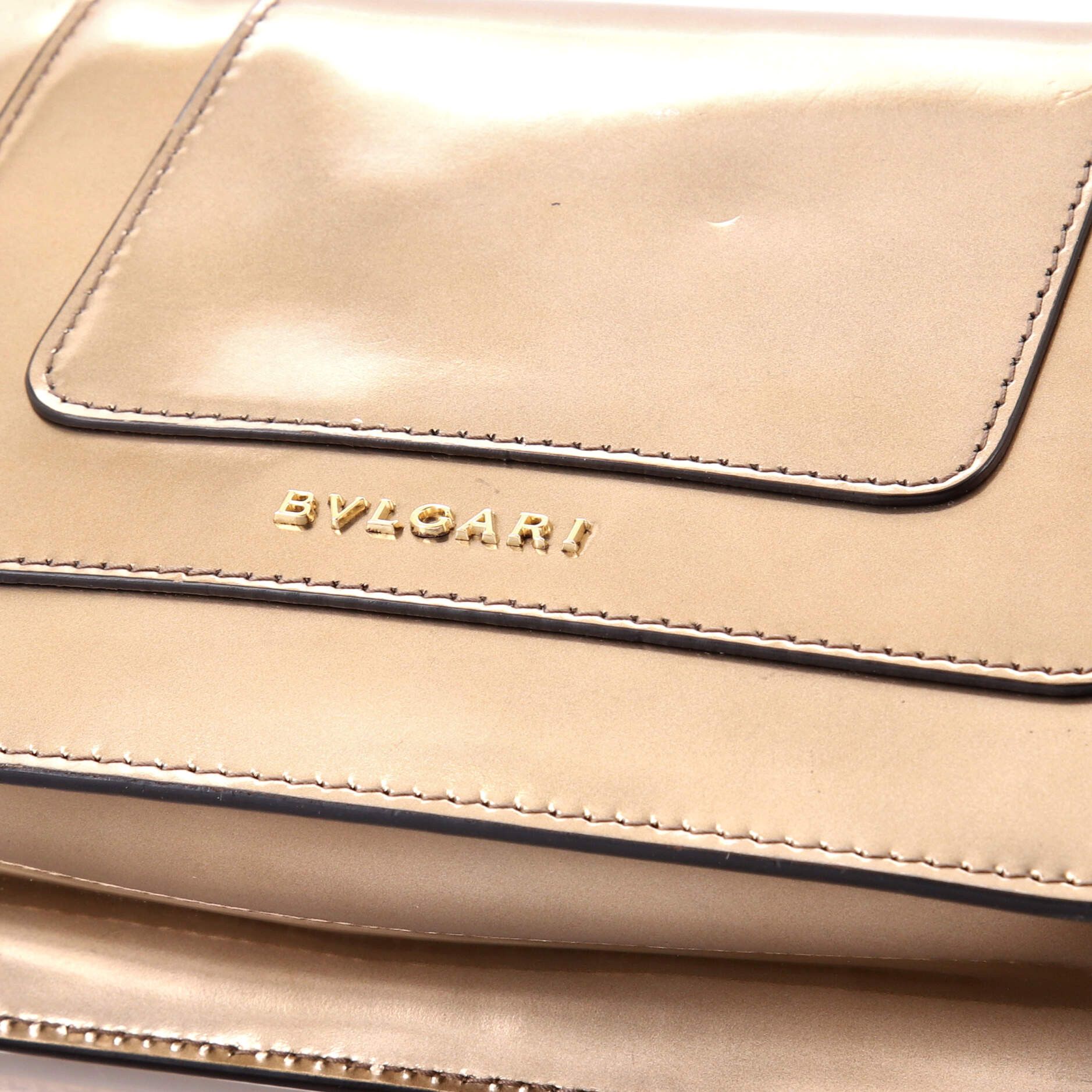 Bvlgari Serpenti forever shoulder bag metallic leather small Size ONE SIZE - 6 Thumbnail