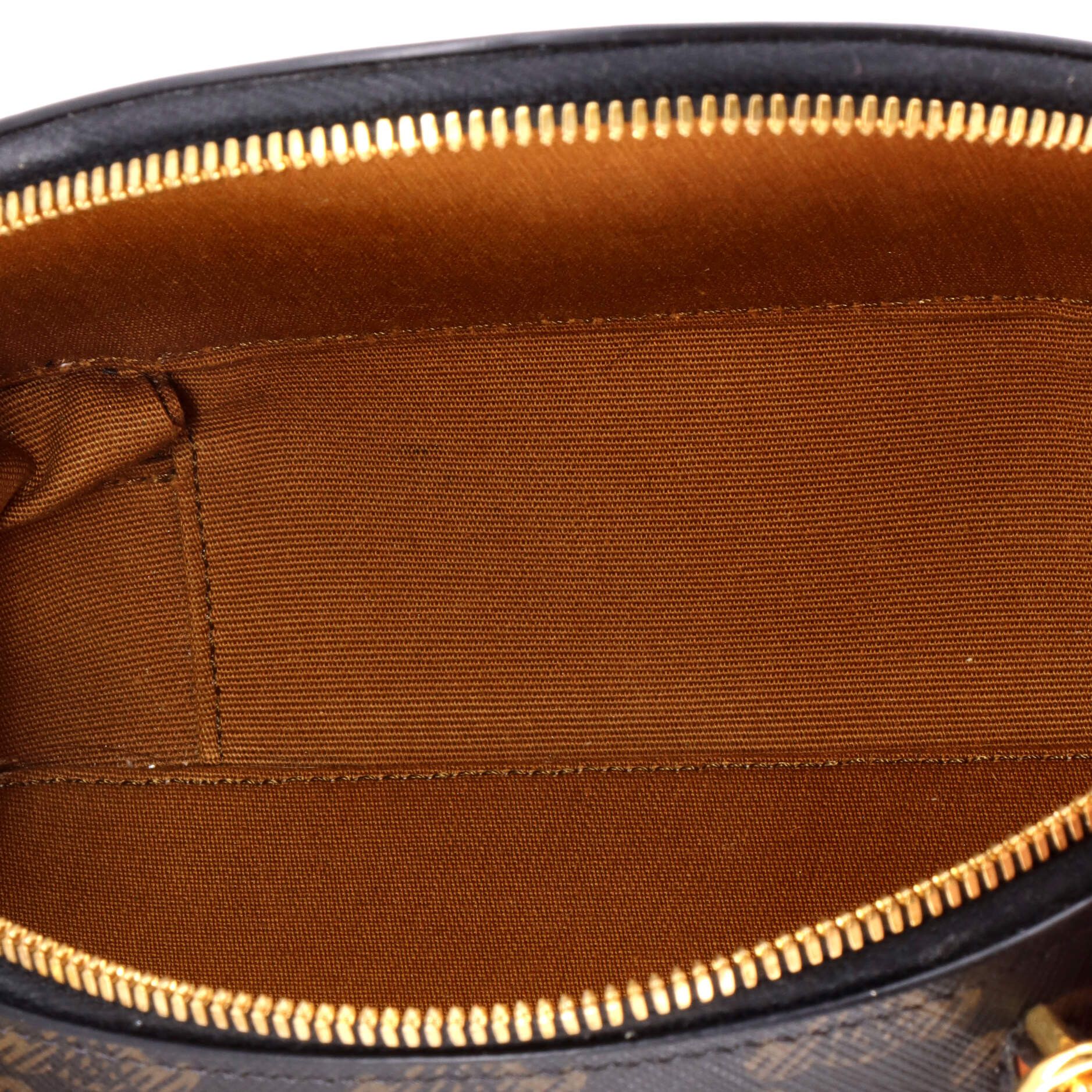 Celine Half moon case triomphe coated canvas with leather Size ONE SIZE - 4 Thumbnail