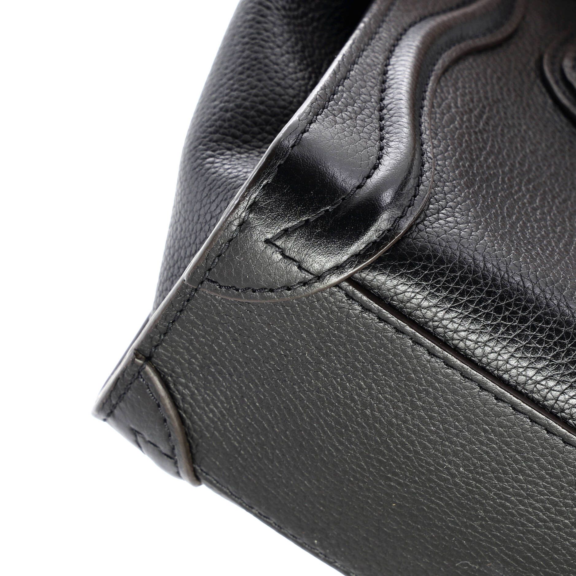 Celine Luggage bag grainy leather nano Size ONE SIZE - 6 Thumbnail