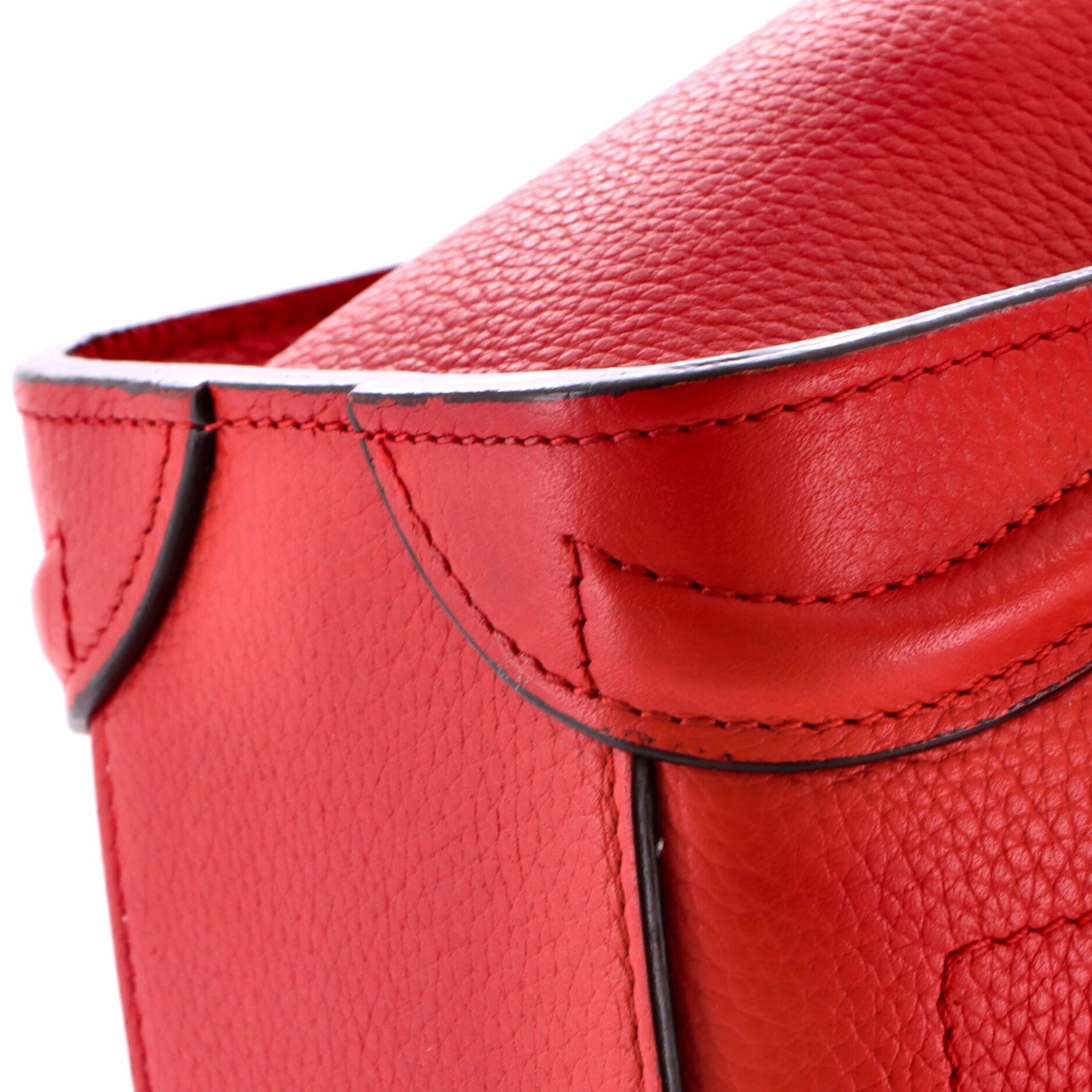 Celine Luggage bag grainy leather nano Size ONE SIZE - 6 Thumbnail