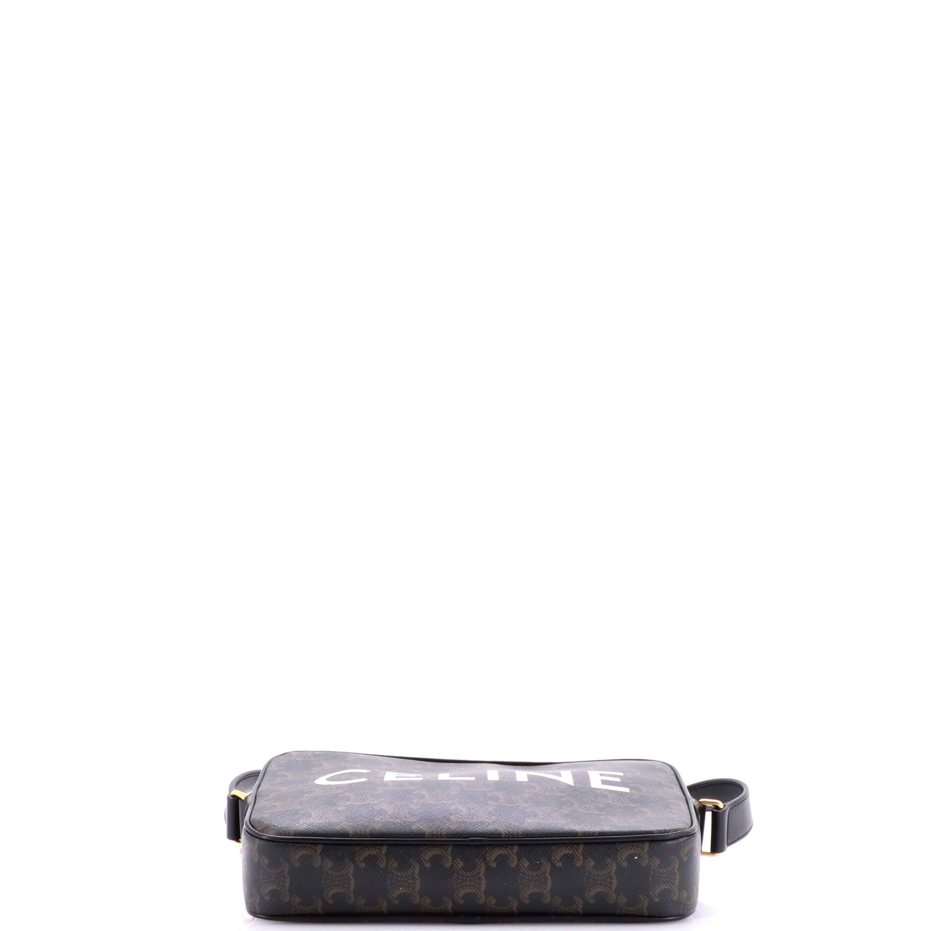 Celine Logo messenger bag triomphe coated canvas medium Size ONE SIZE - 3 Thumbnail