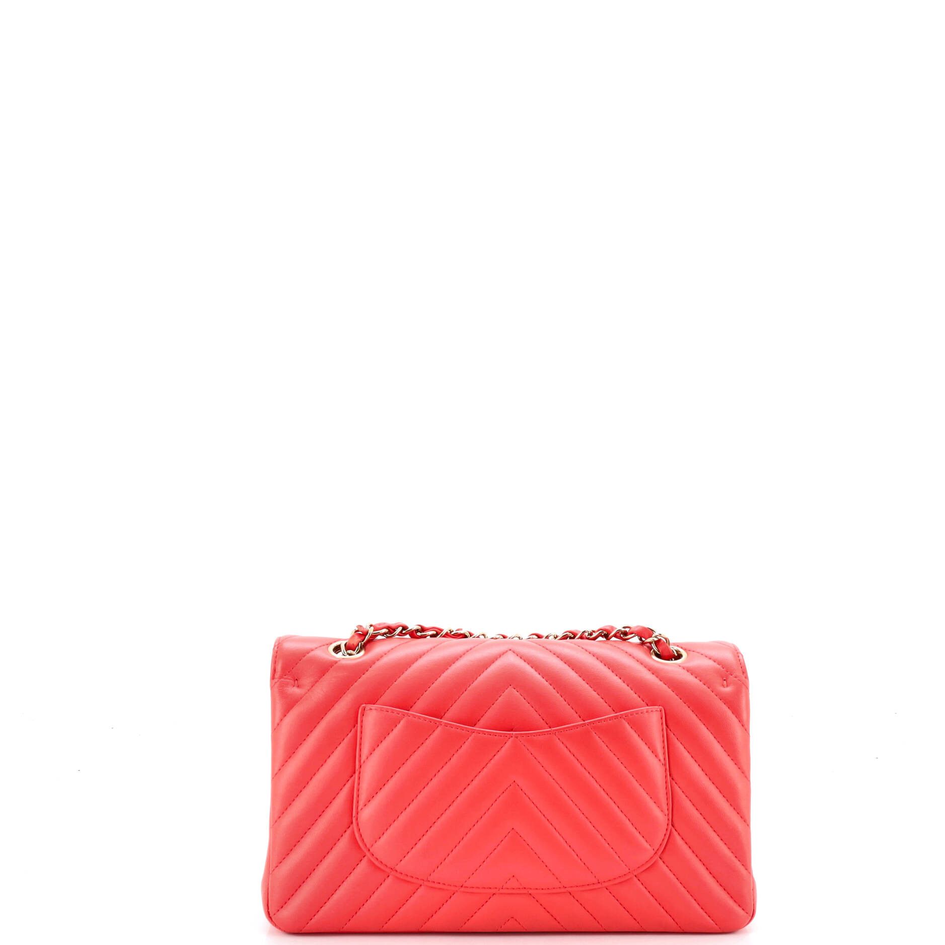 Chanel Classic double flap bag chevron lambskin medium Size ONE SIZE - 3 Thumbnail