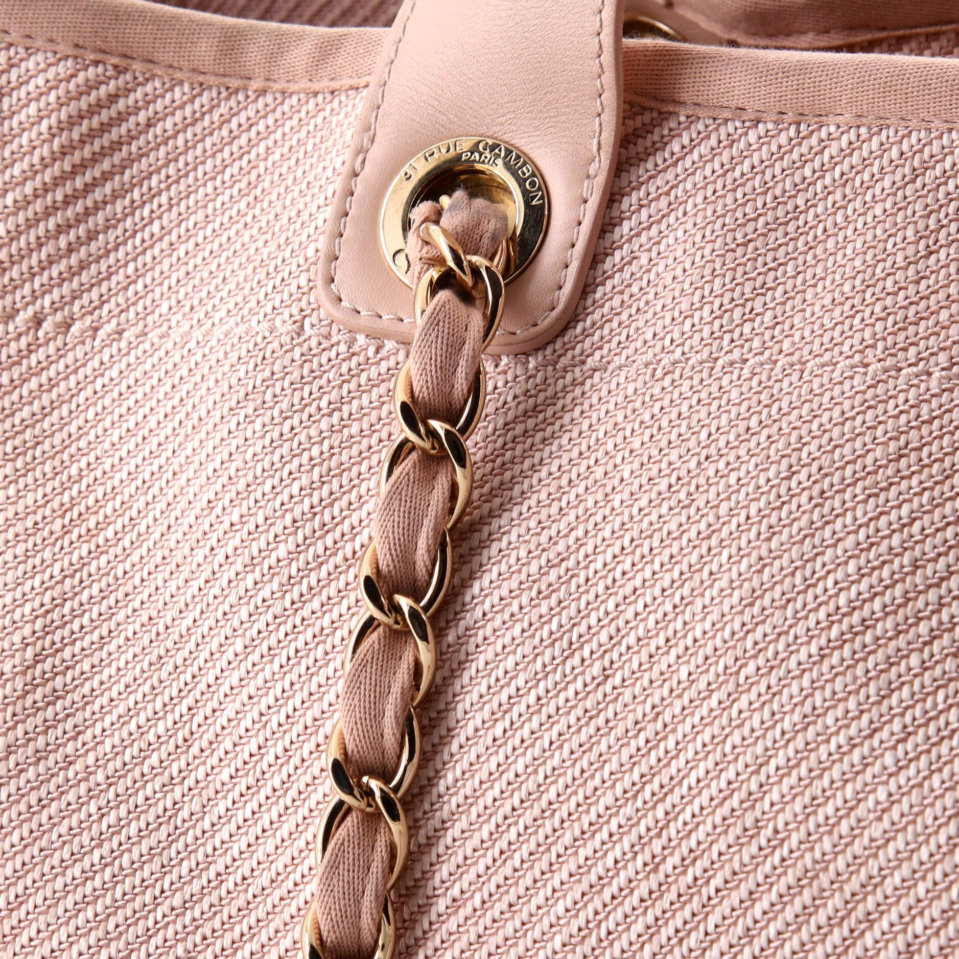 Chanel Deauville tote mixed fibers large Size ONE SIZE - 7 Thumbnail
