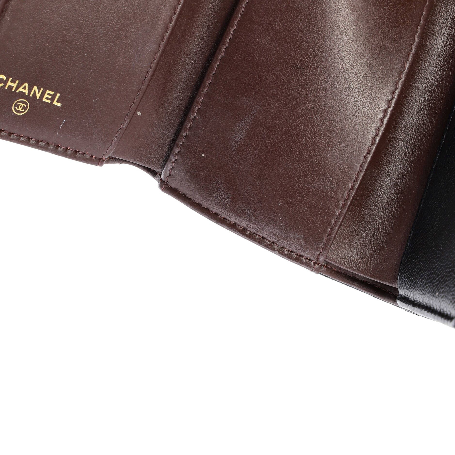 Chanel Cc zip trifold wallet quilted caviar compact Size ONE SIZE - 5 Thumbnail