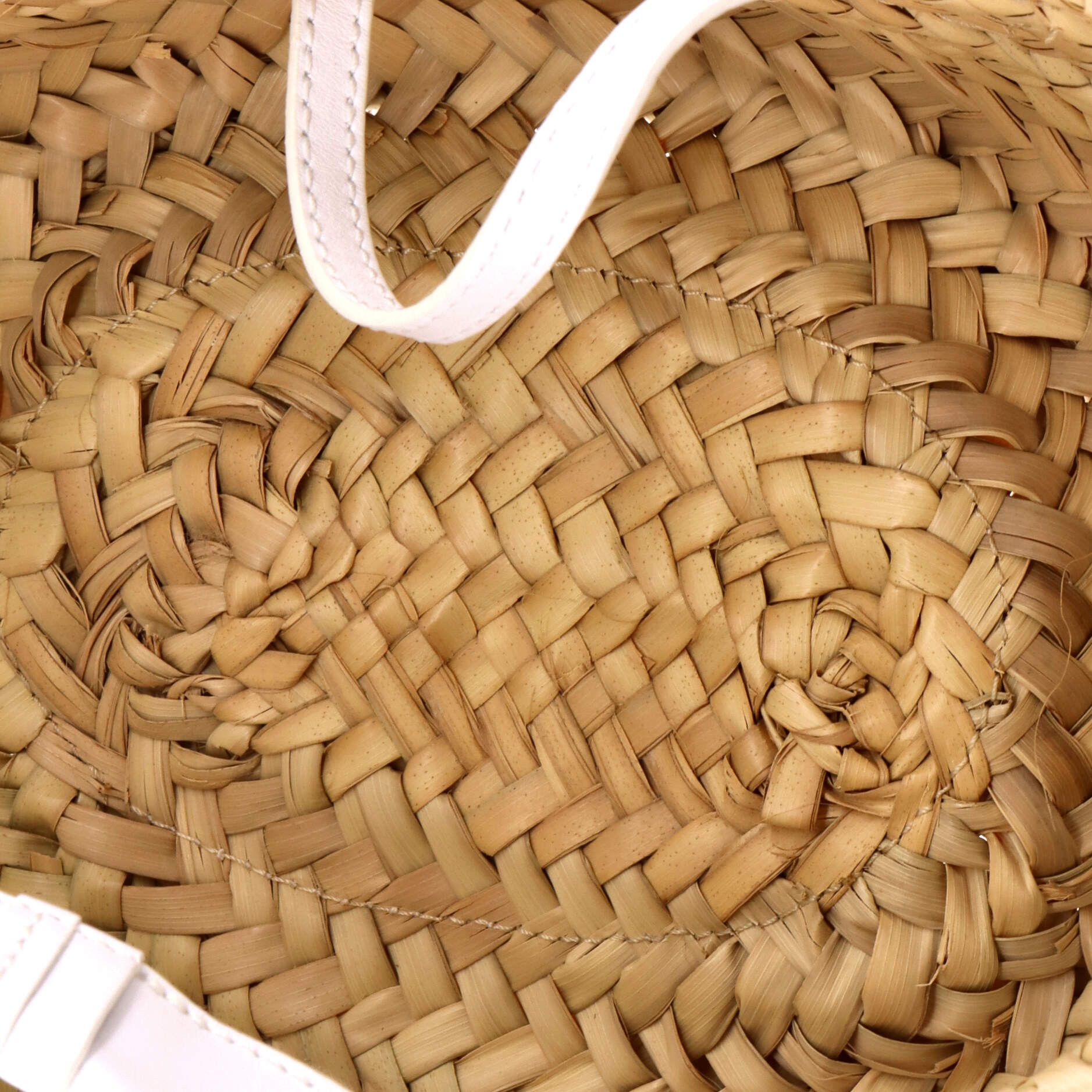 Chloe Sense basket tote raffia with leather medium Size ONE SIZE - 4 Thumbnail