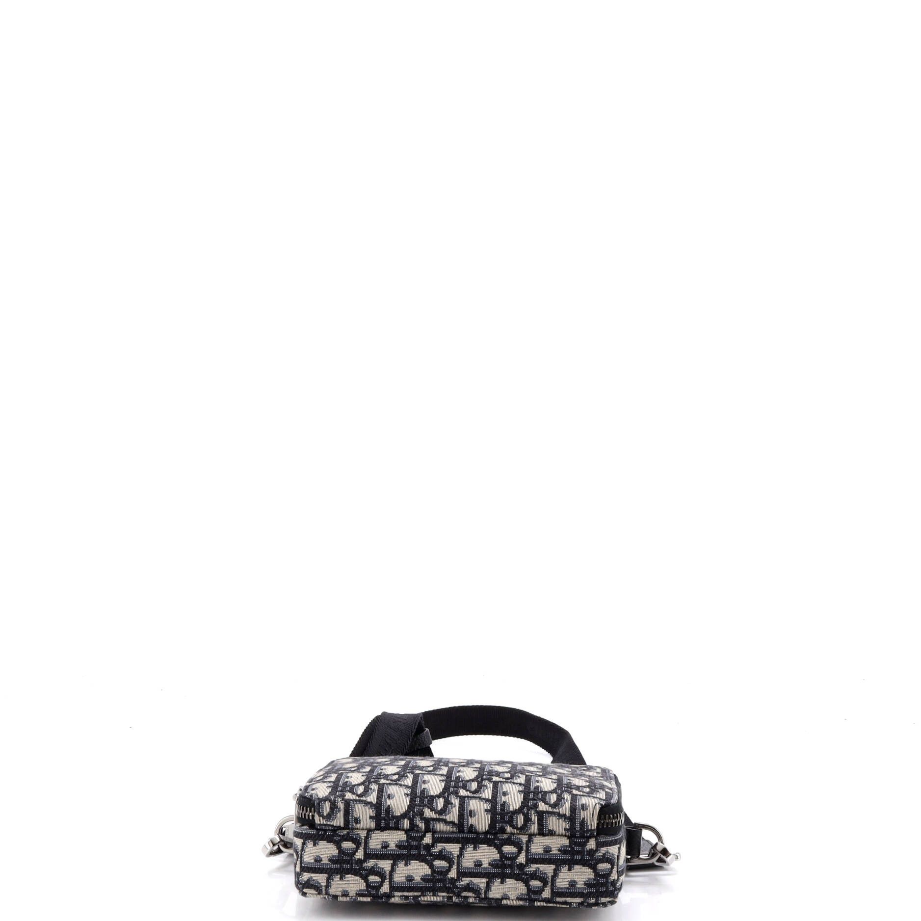 Dior Double zip crossbody pouch oblique canvas Size ONE SIZE - 3 Thumbnail