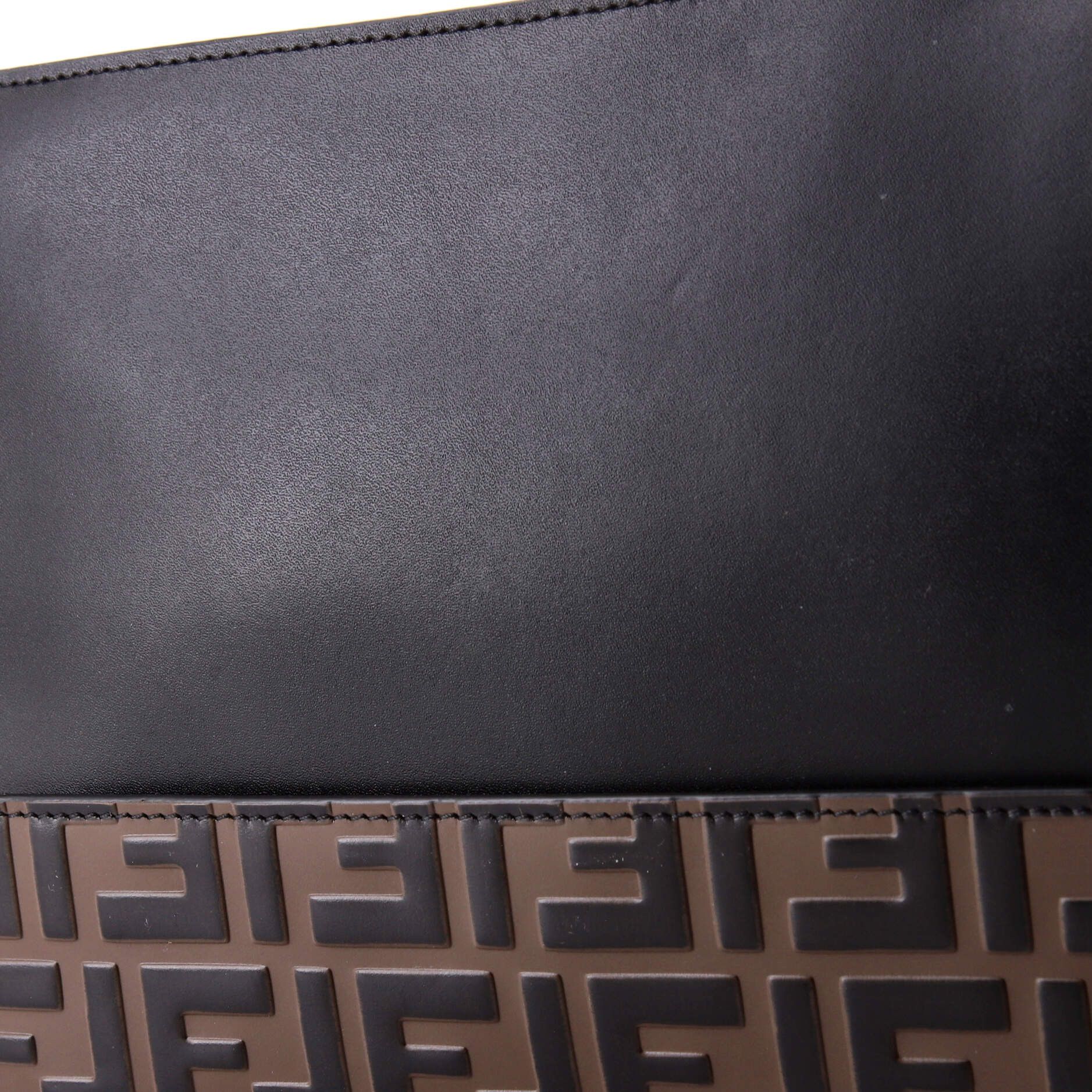 Fendi Kan u shoulder bag zucca embossed leather medium Size ONE SIZE - 6 Thumbnail