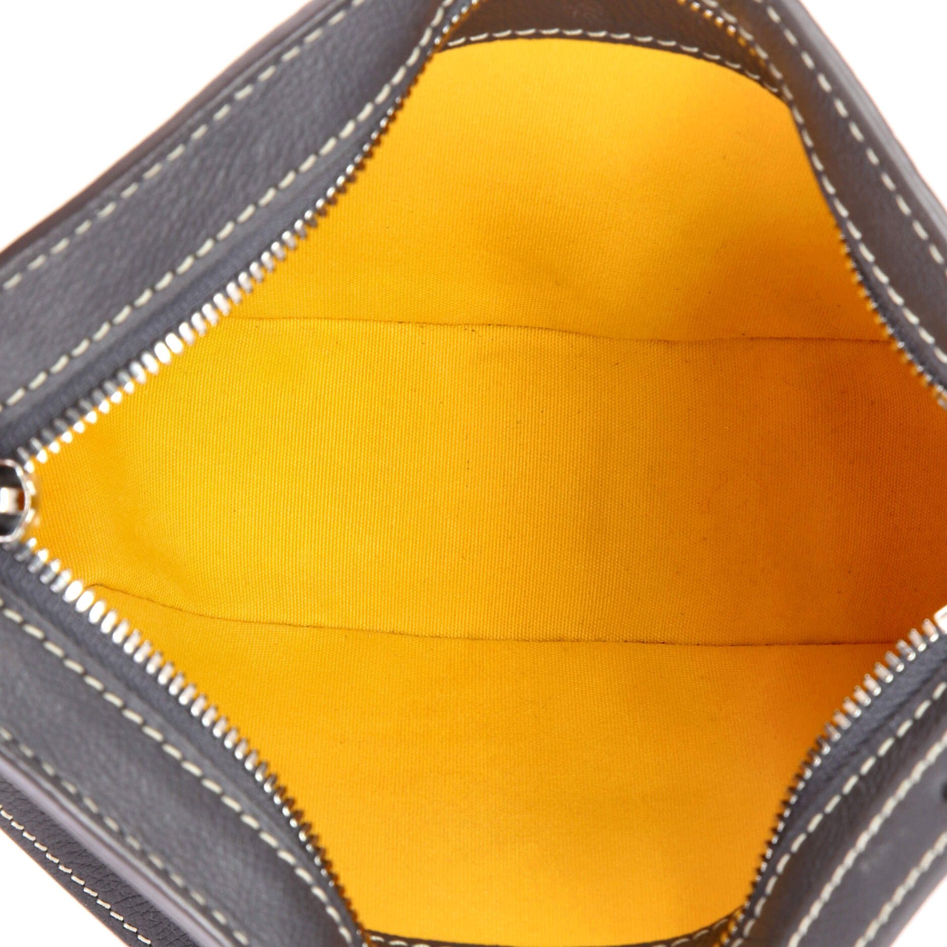 Goyard Hirondelle shoulder bag coated canvas and leather Size ONE SIZE - 4 Thumbnail