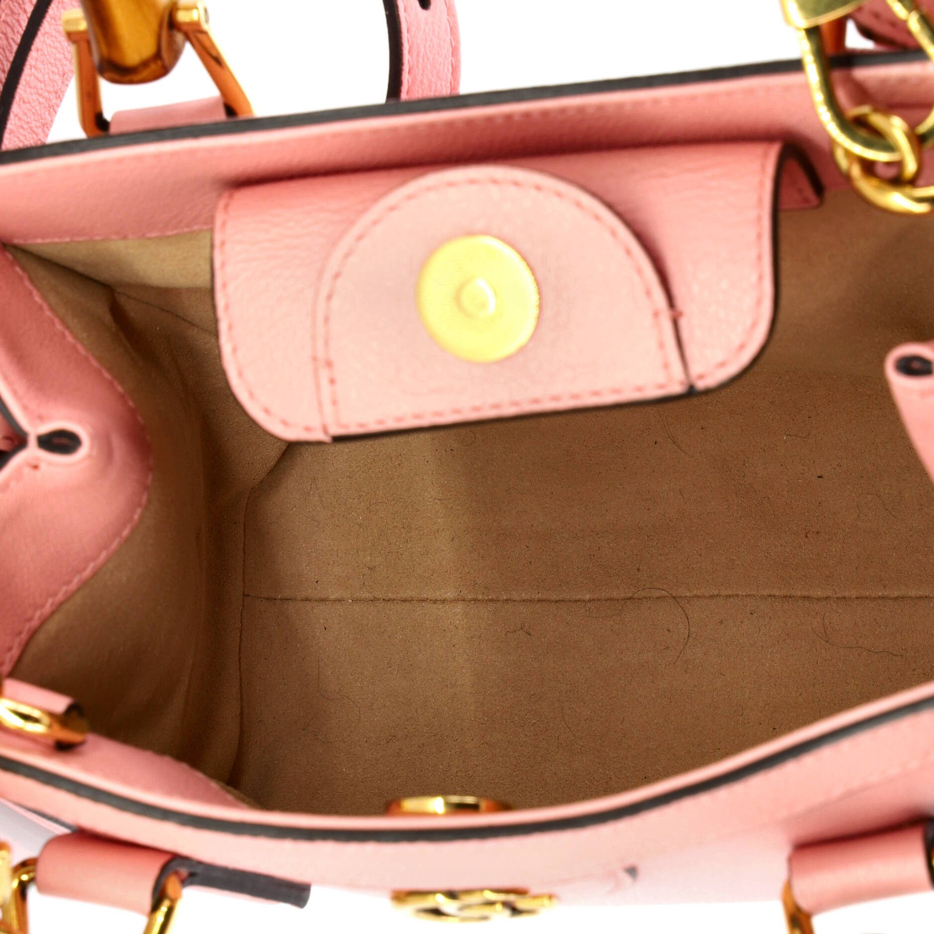 Gucci Diana nm bamboo handle tote leather mini Size ONE SIZE - 4 Thumbnail