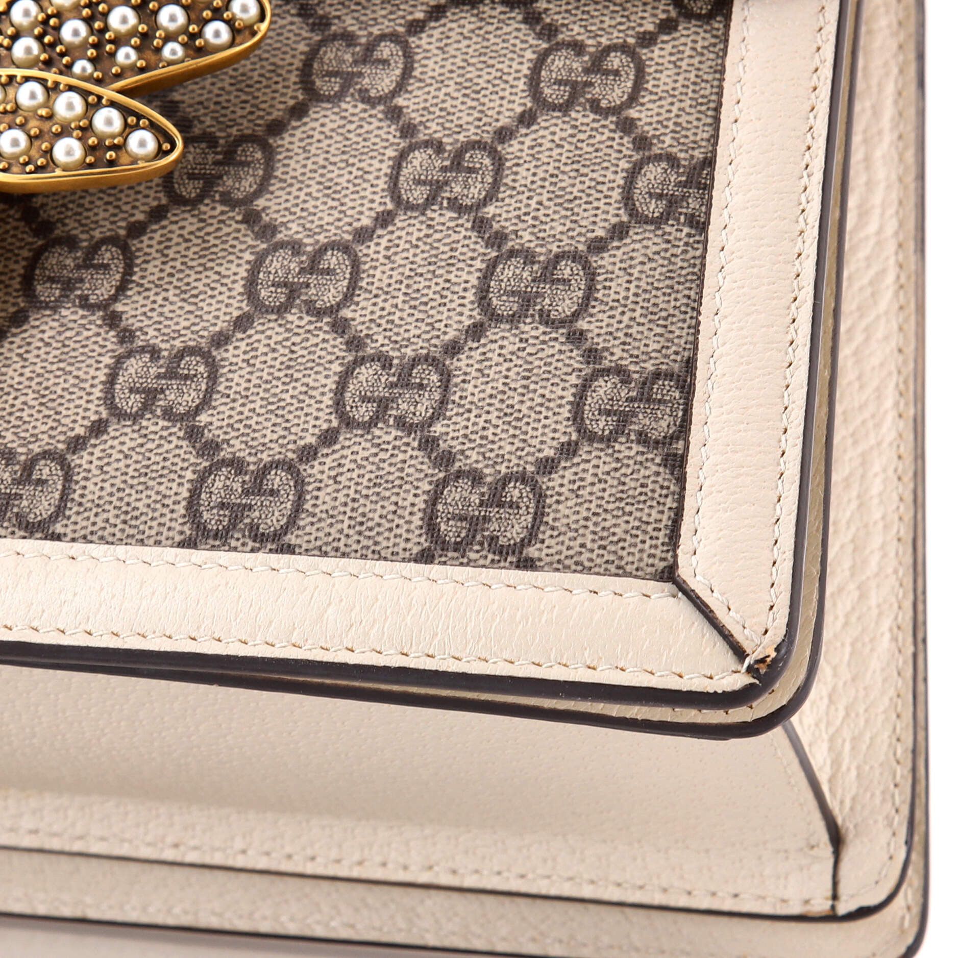 Gucci Queen margaret top handle bag gg coated canvas with leather small Size ONE SIZE - 5 Thumbnail
