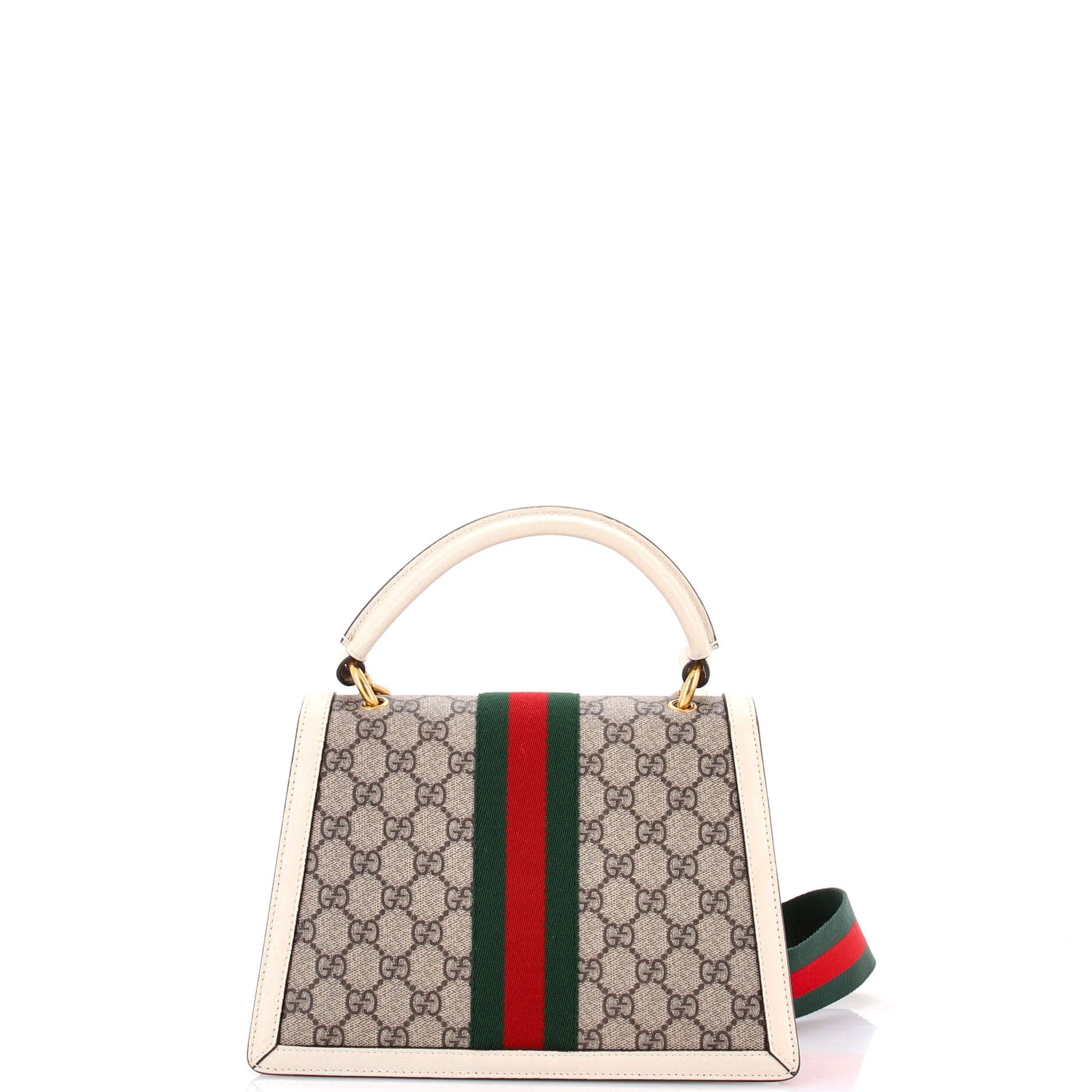 Gucci Queen margaret top handle bag gg coated canvas with leather small Size ONE SIZE - 2 Thumbnail