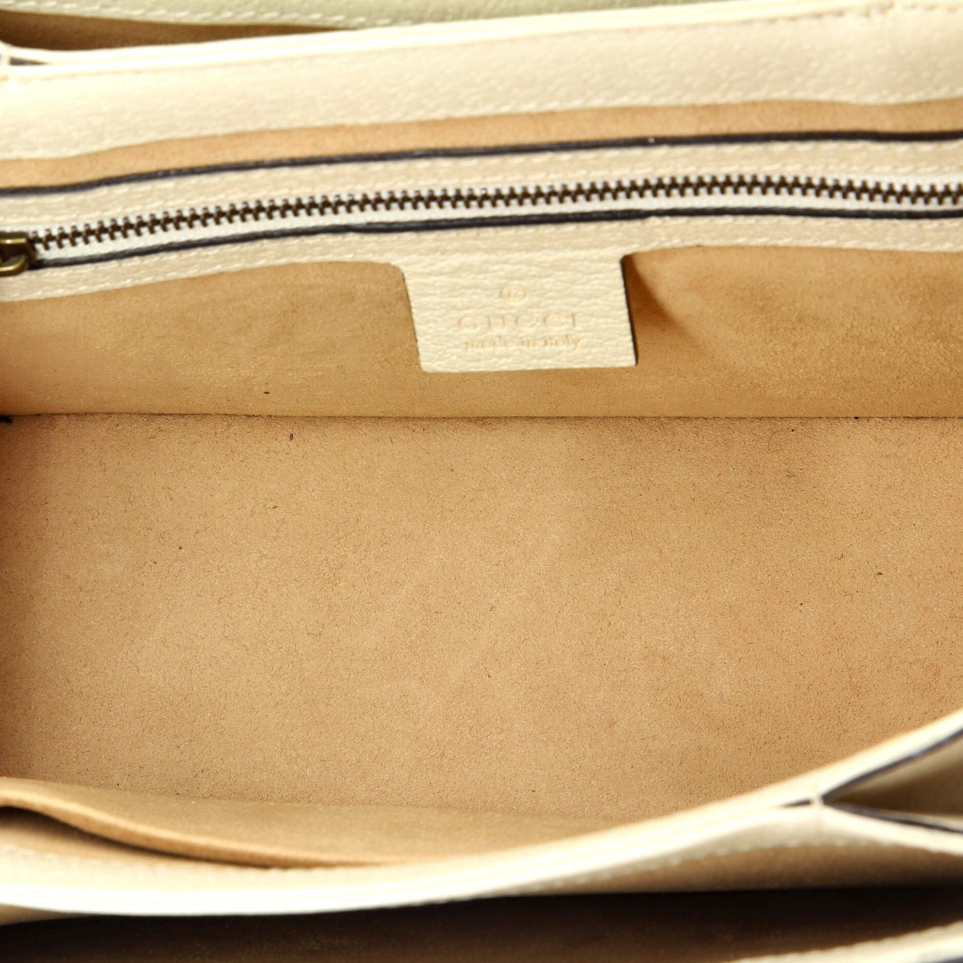 Gucci Queen margaret top handle bag gg coated canvas with leather small Size ONE SIZE - 4 Thumbnail