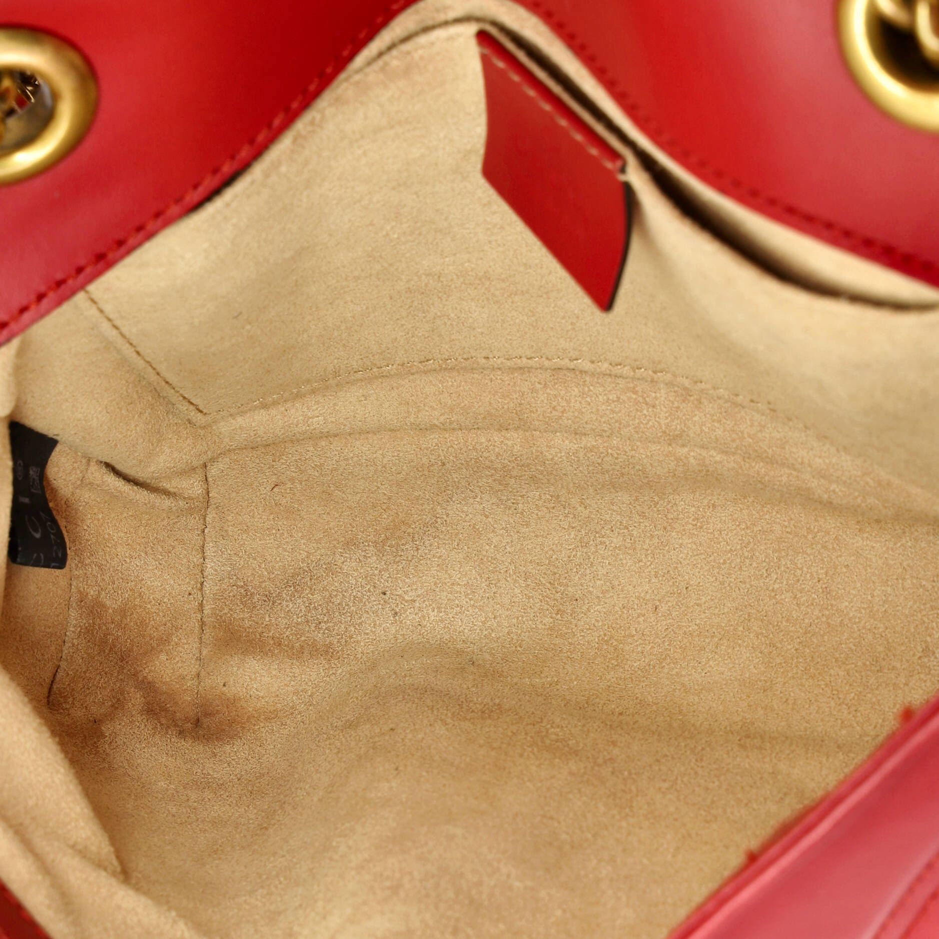 Gucci Gg marmont flap bag matelasse leather mini Size ONE SIZE - 4 Thumbnail