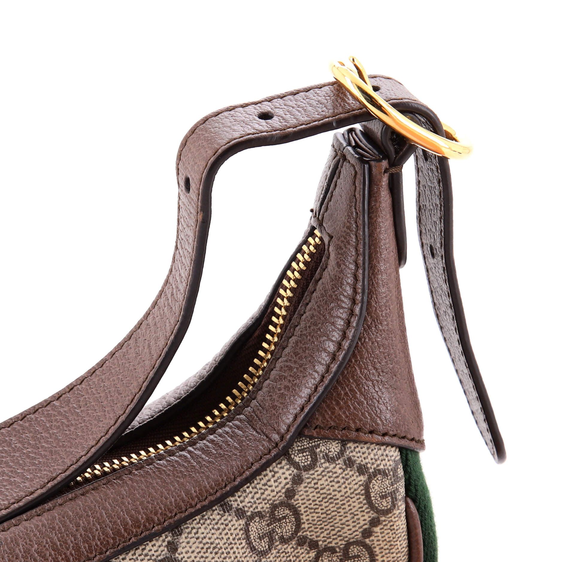 Gucci Ophidia half moon bag gg coated canvas mini Size ONE SIZE - 5 Thumbnail