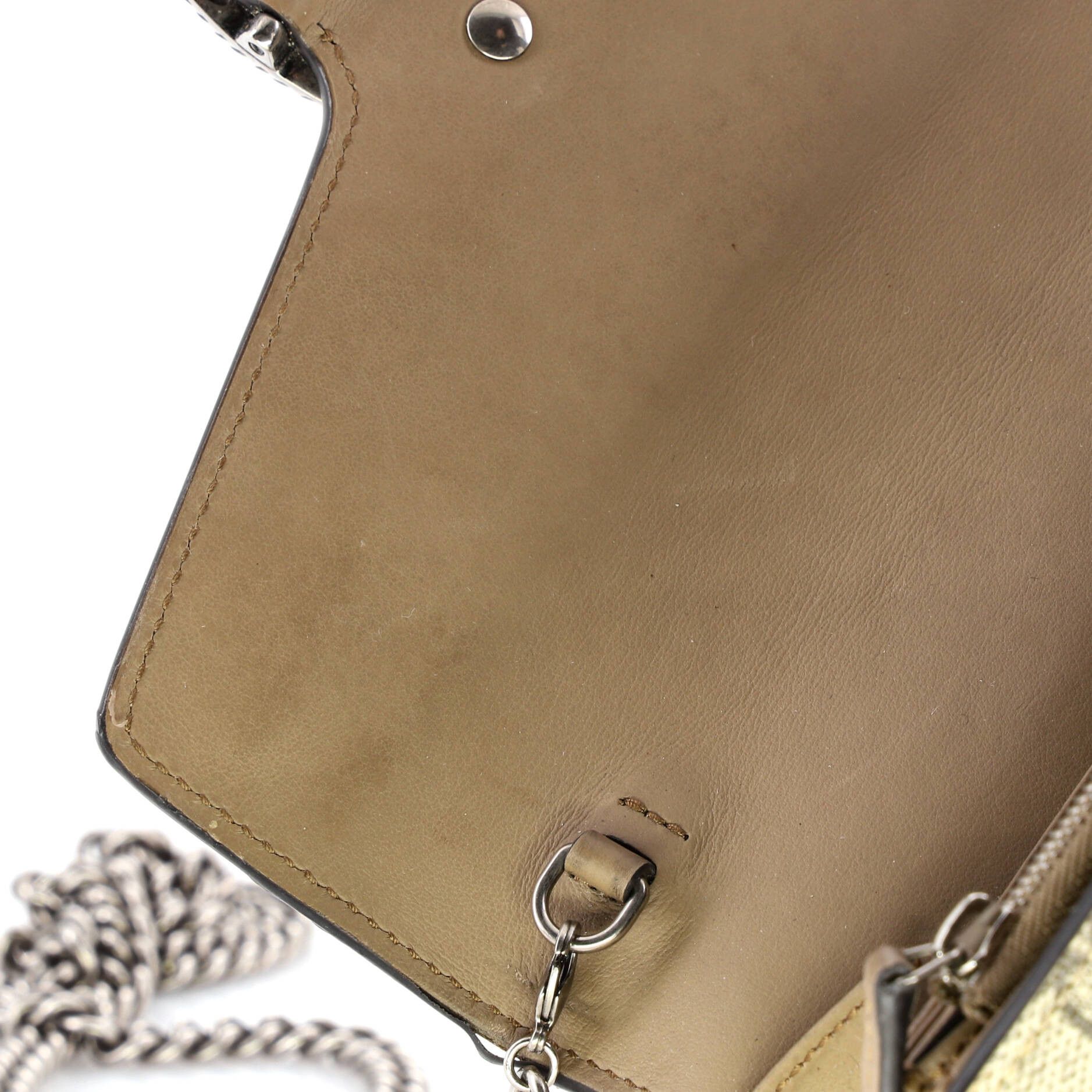Gucci Dionysus chain wallet gg coated canvas small Size ONE SIZE - 5 Thumbnail