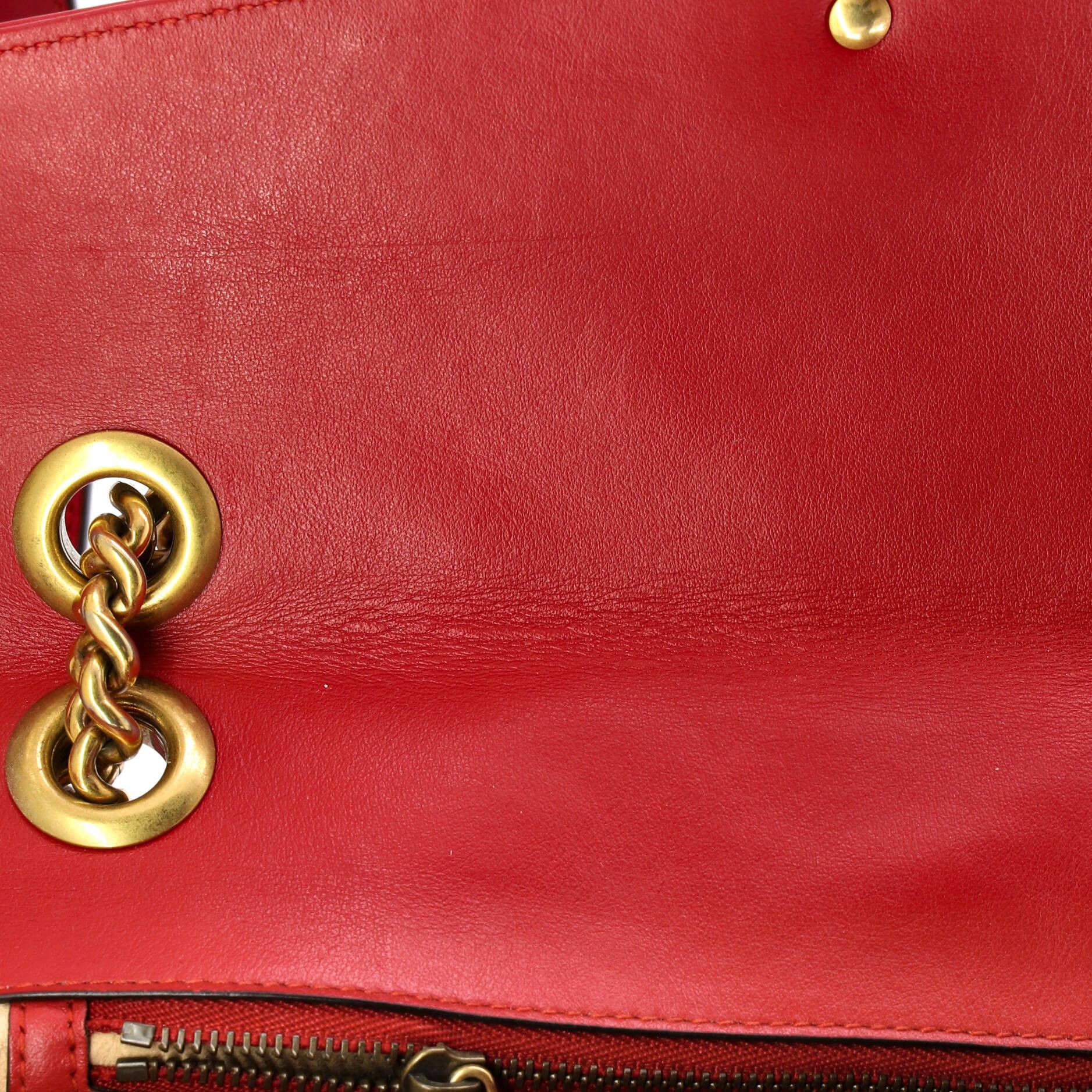 Gucci Gg marmont flap bag matelasse leather small Size ONE SIZE - 5 Thumbnail
