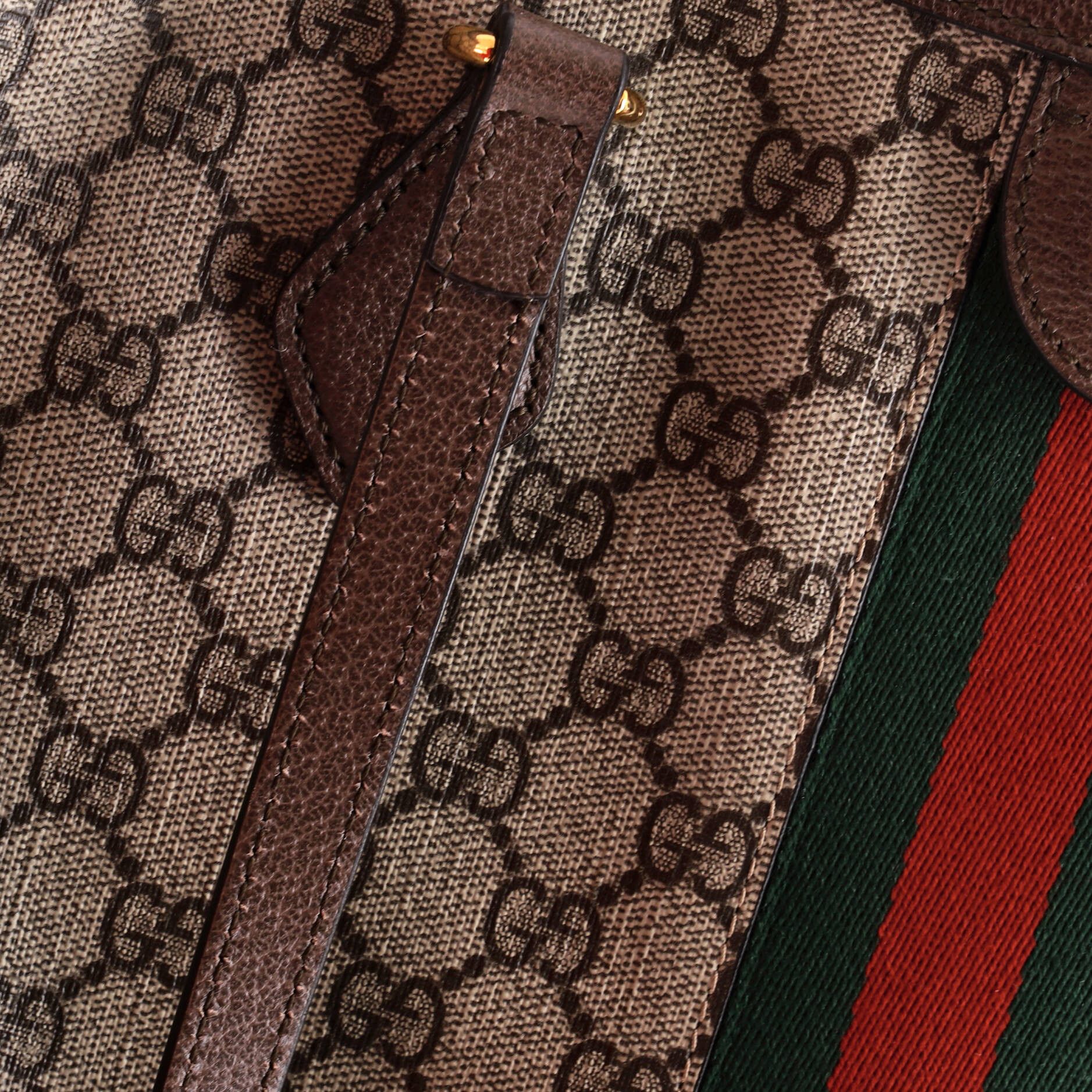 Gucci Ophidia shopping tote gg coated canvas medium Size ONE SIZE - 6 Thumbnail