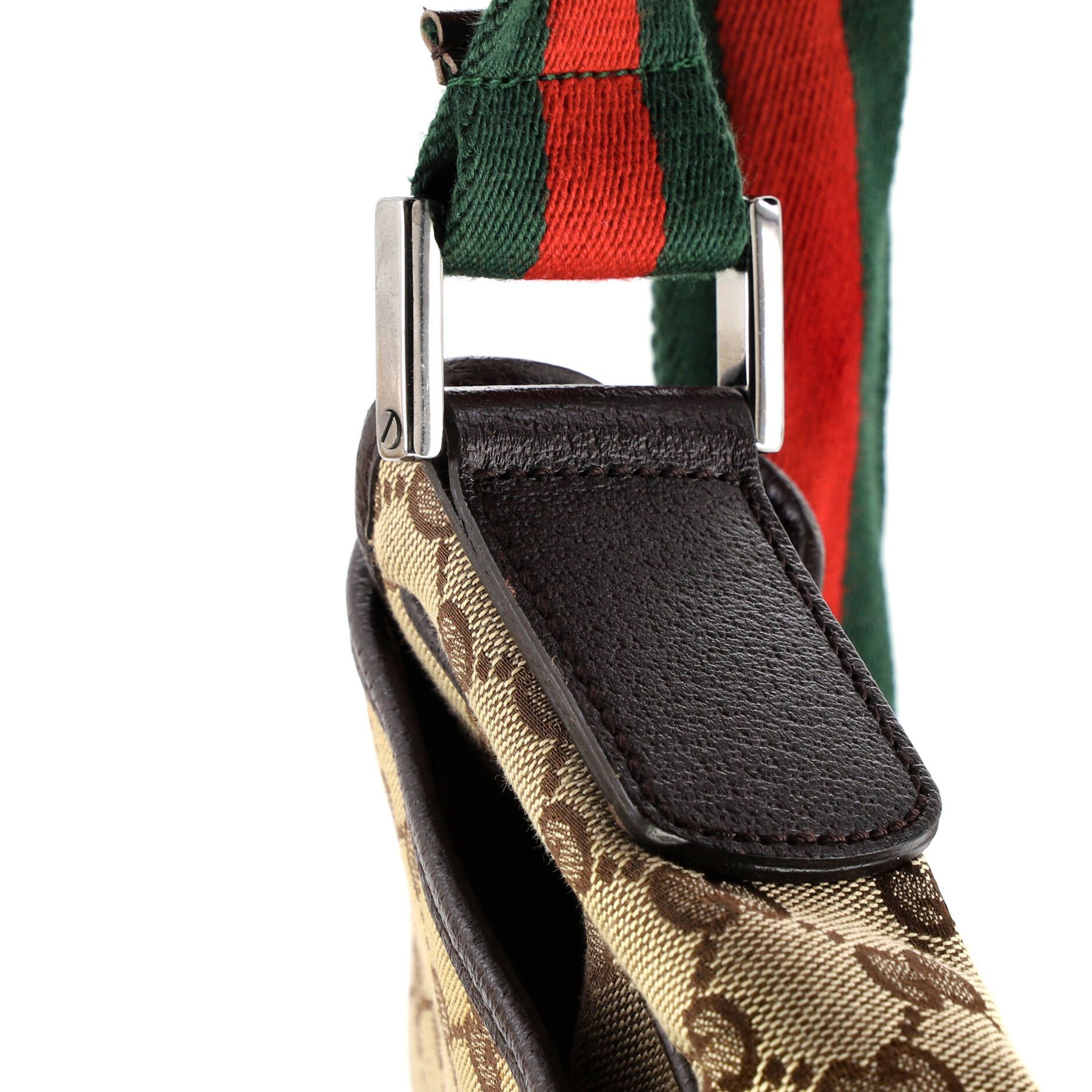 Gucci Web strap flap messenger gg canvas medium Size ONE SIZE - 6 Thumbnail