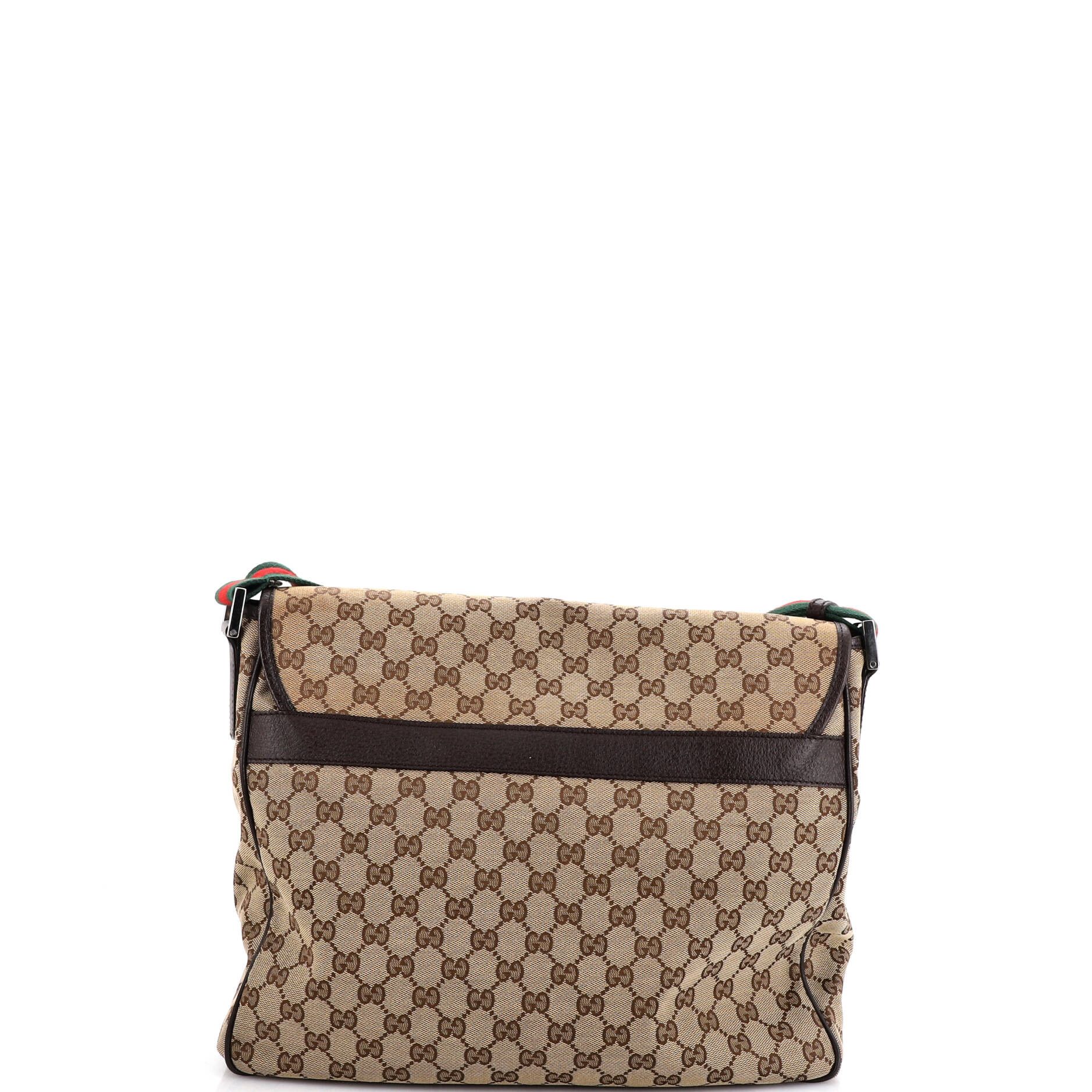 Gucci Web strap flap messenger gg canvas medium Size ONE SIZE - 2 Thumbnail
