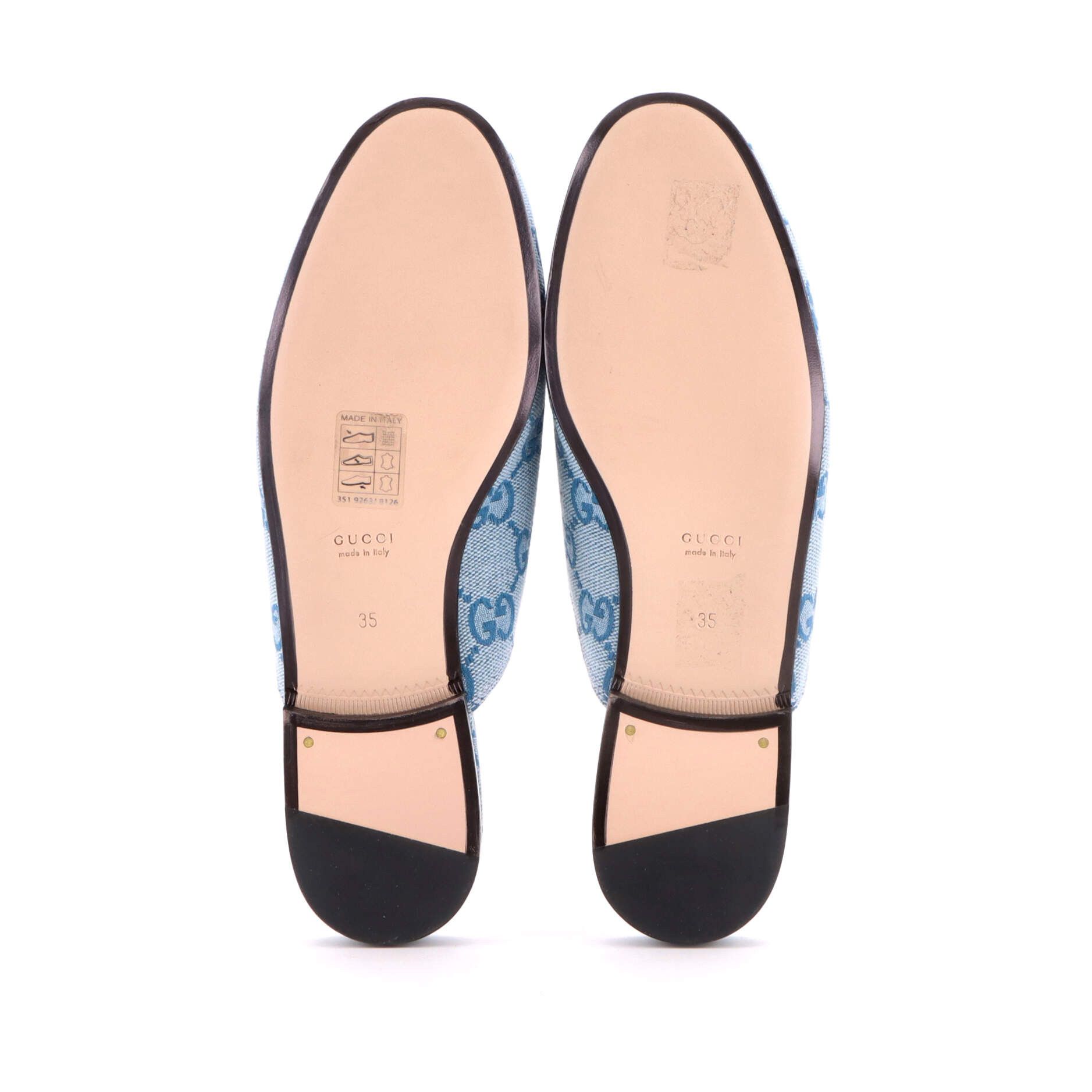 Gucci Women's princetown mules gg denim Size ONE SIZE - 3 Thumbnail