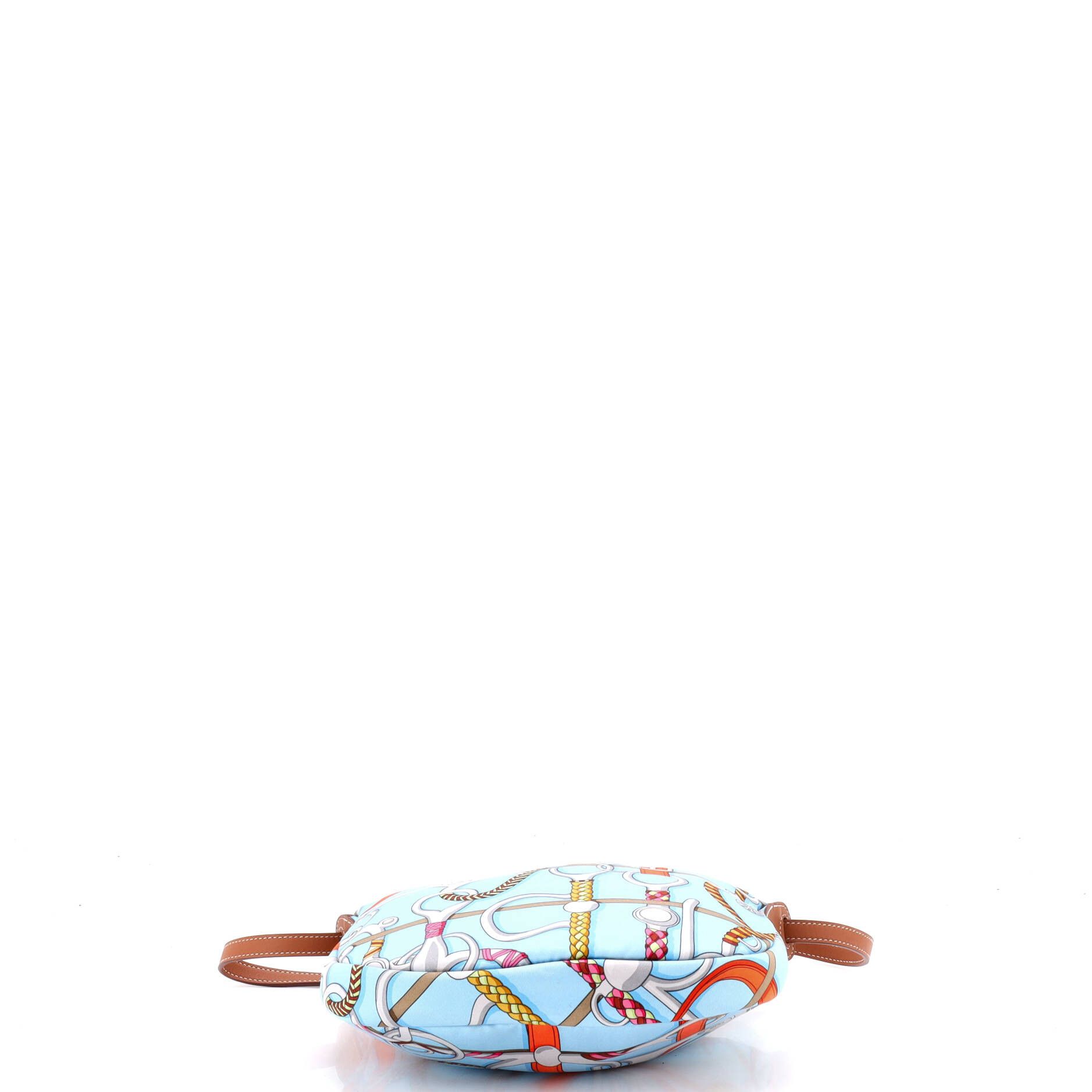Hermes Sursoie to go pouch printed silk and leather Size ONE SIZE - 3 Thumbnail