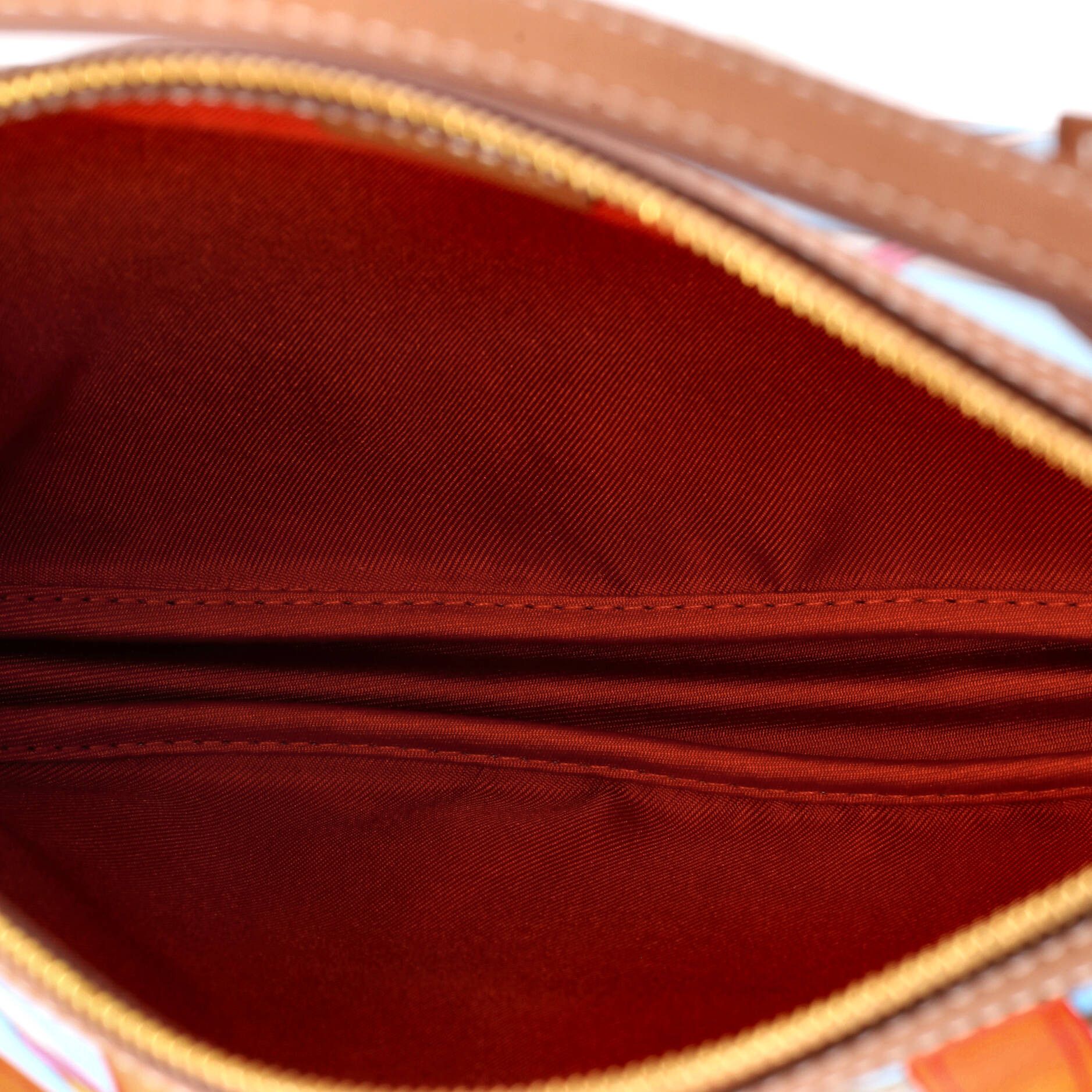 Hermes Sursoie to go pouch printed silk and leather Size ONE SIZE - 4 Thumbnail