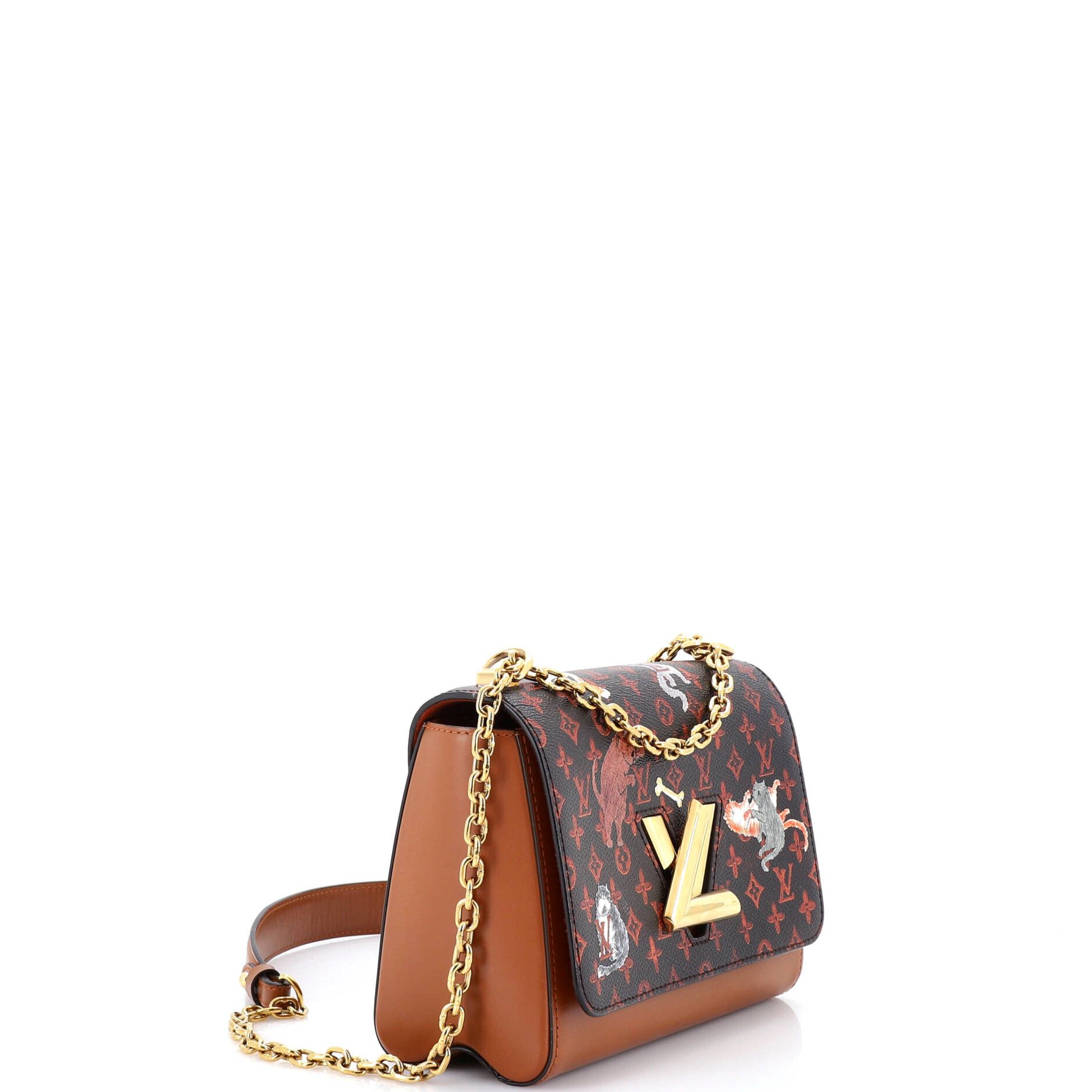 Louis Vuitton Twist handbag limited edition grace coddington catogram canvas mm Size ONE SIZE - 2 Thumbnail