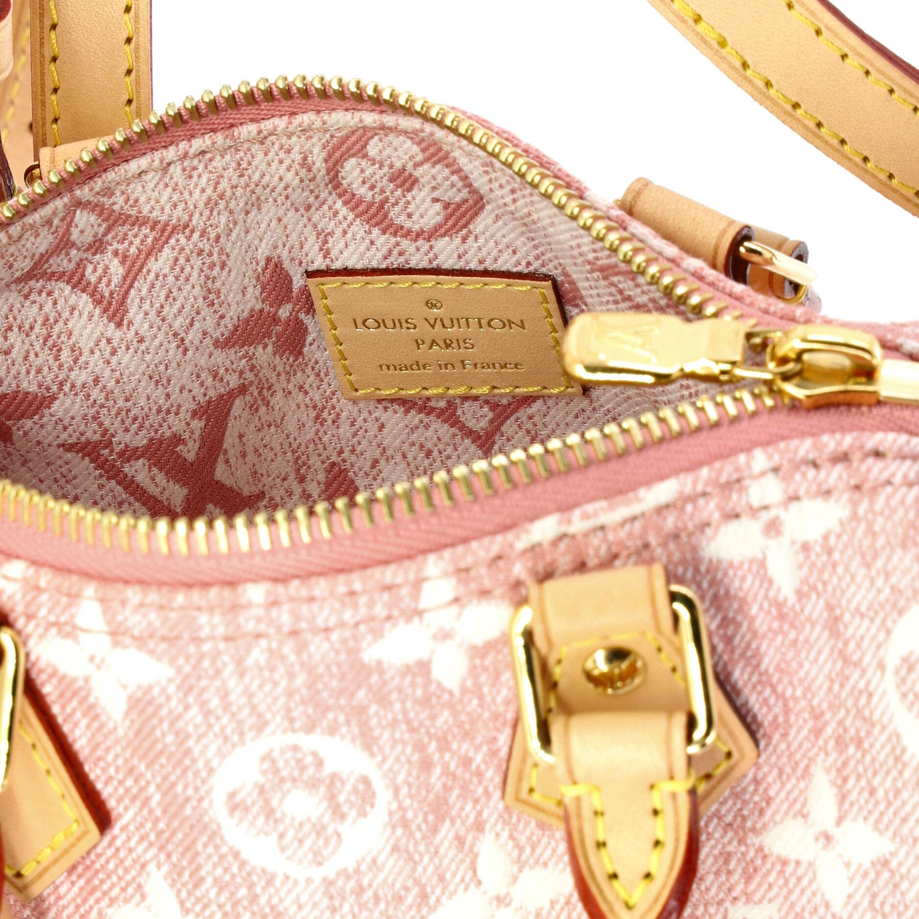 Louis Vuitton Speedy bandouliere nm bag monogram jacquard denim nano Size ONE SIZE - 5 Thumbnail
