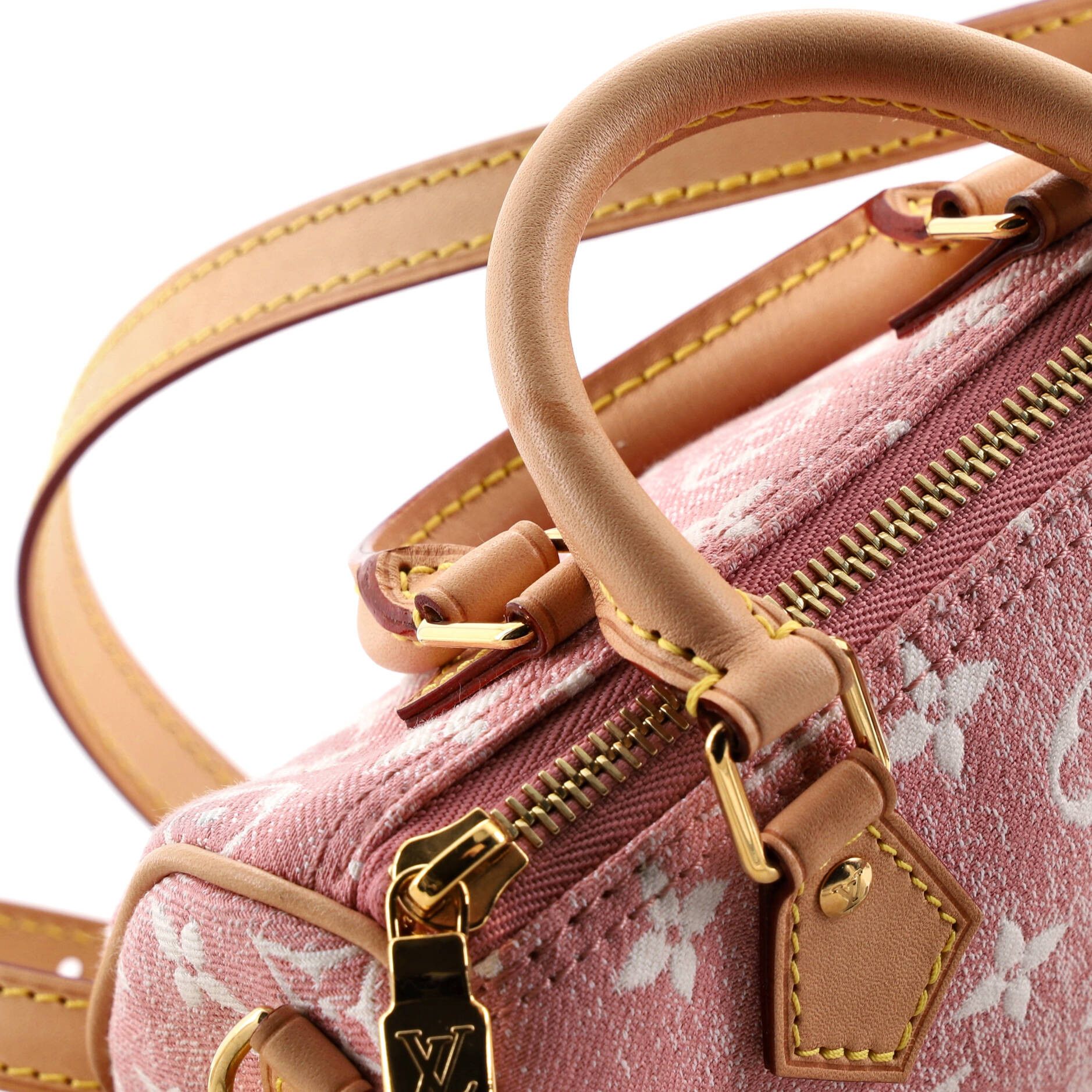 Louis Vuitton Speedy bandouliere nm bag monogram jacquard denim nano Size ONE SIZE - 6 Thumbnail