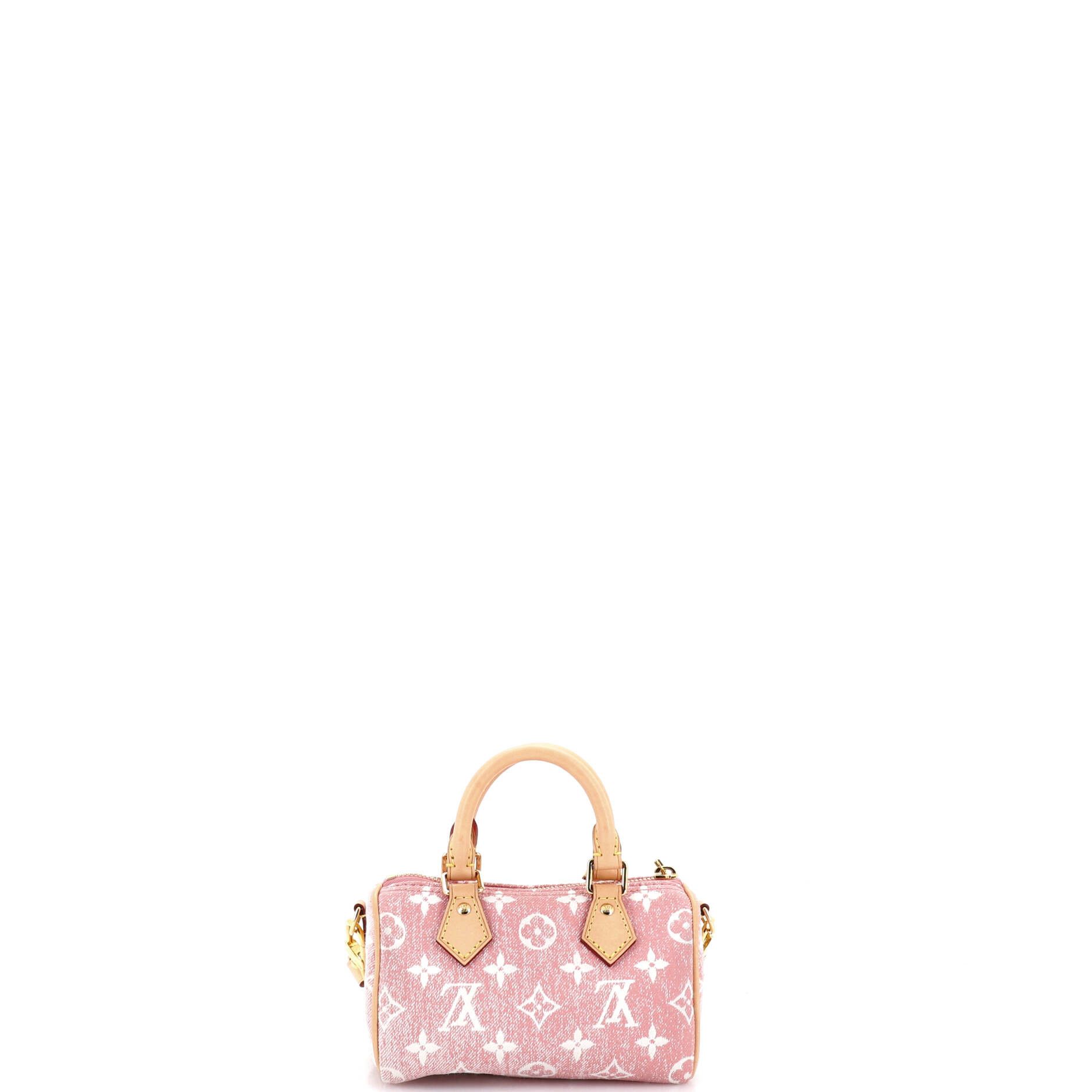 Louis Vuitton Speedy bandouliere nm bag monogram jacquard denim nano Size ONE SIZE - 2 Thumbnail