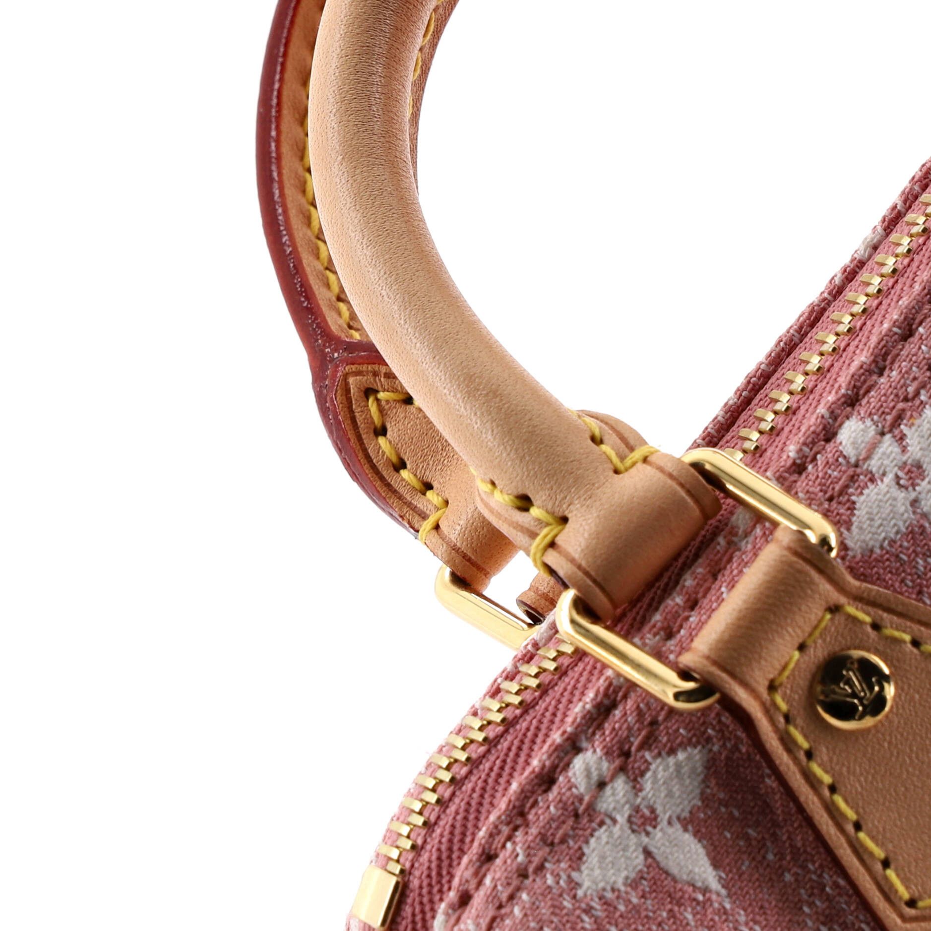 Louis Vuitton Speedy bandouliere nm bag monogram jacquard denim nano Size ONE SIZE - 7 Thumbnail