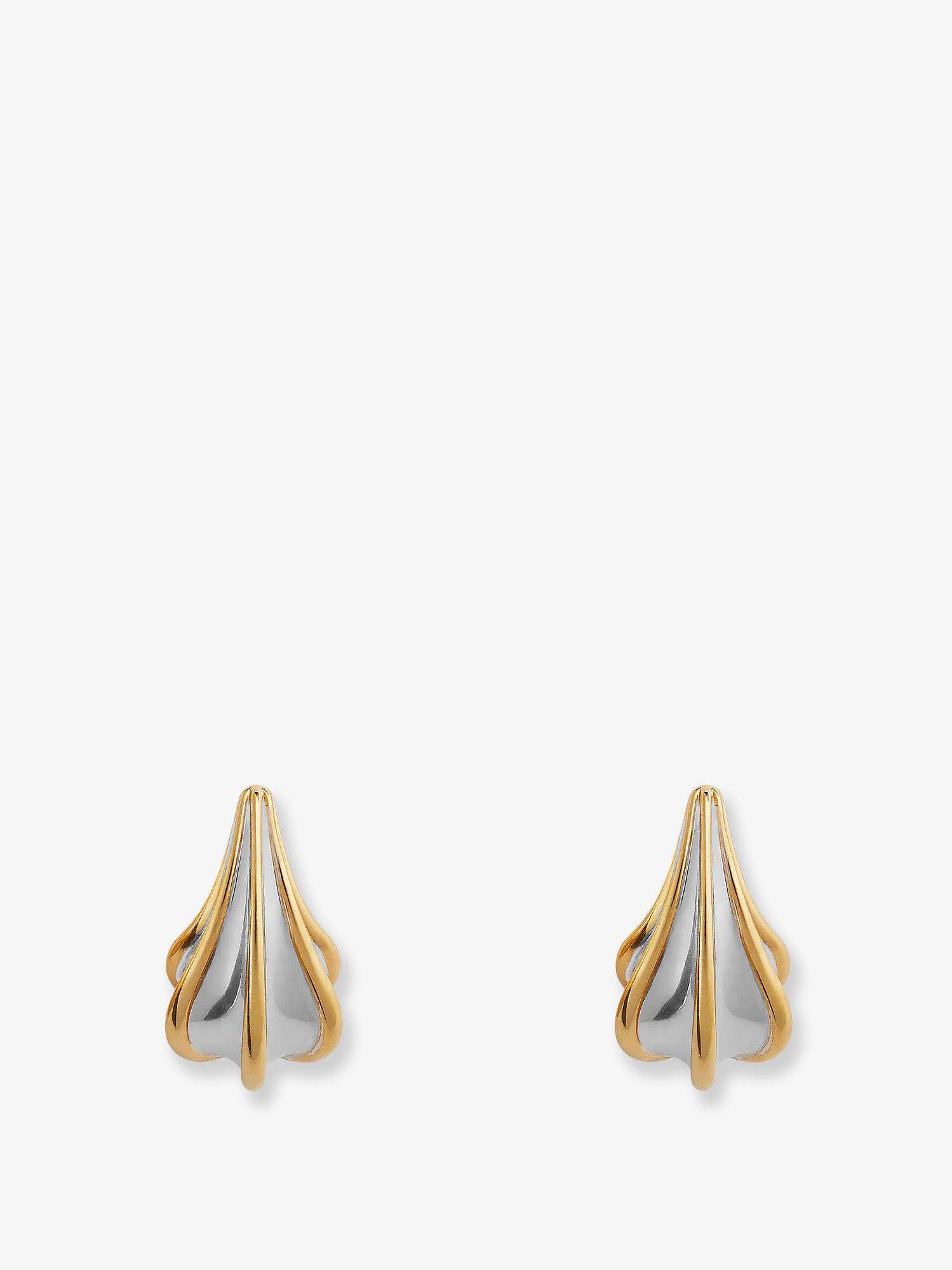 Bottega Veneta Silver Earrings Size ONE SIZE - 2 Thumbnail