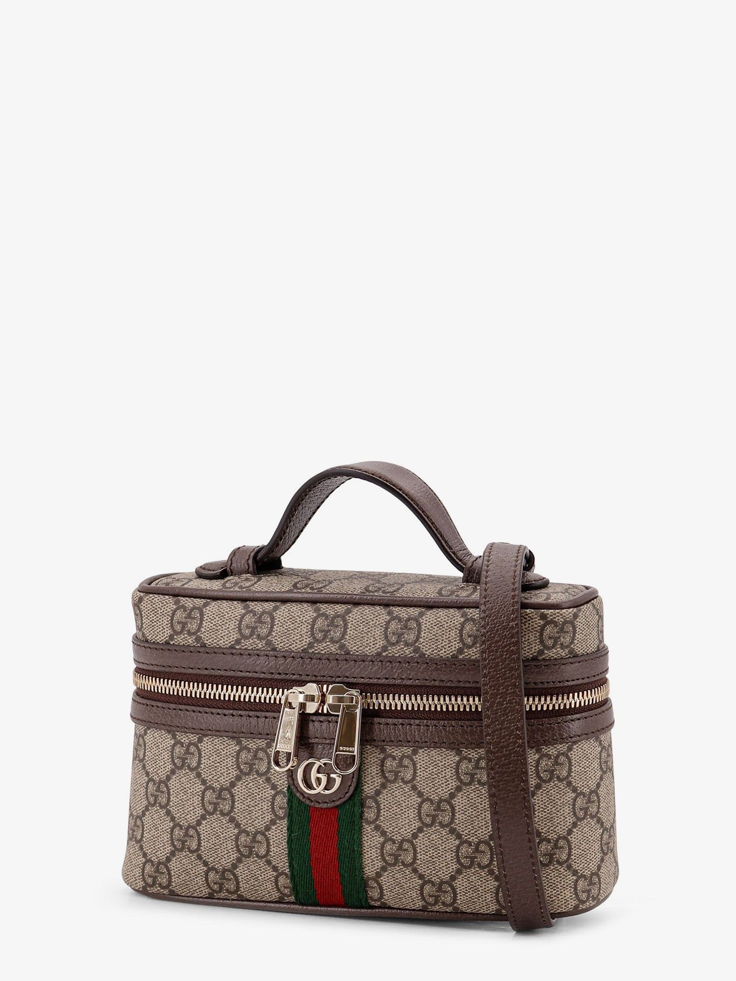 Gucci Gg Monogram Fabric Ophidia Vanity Crossbody Bag Size ONE SIZE - 3 Thumbnail