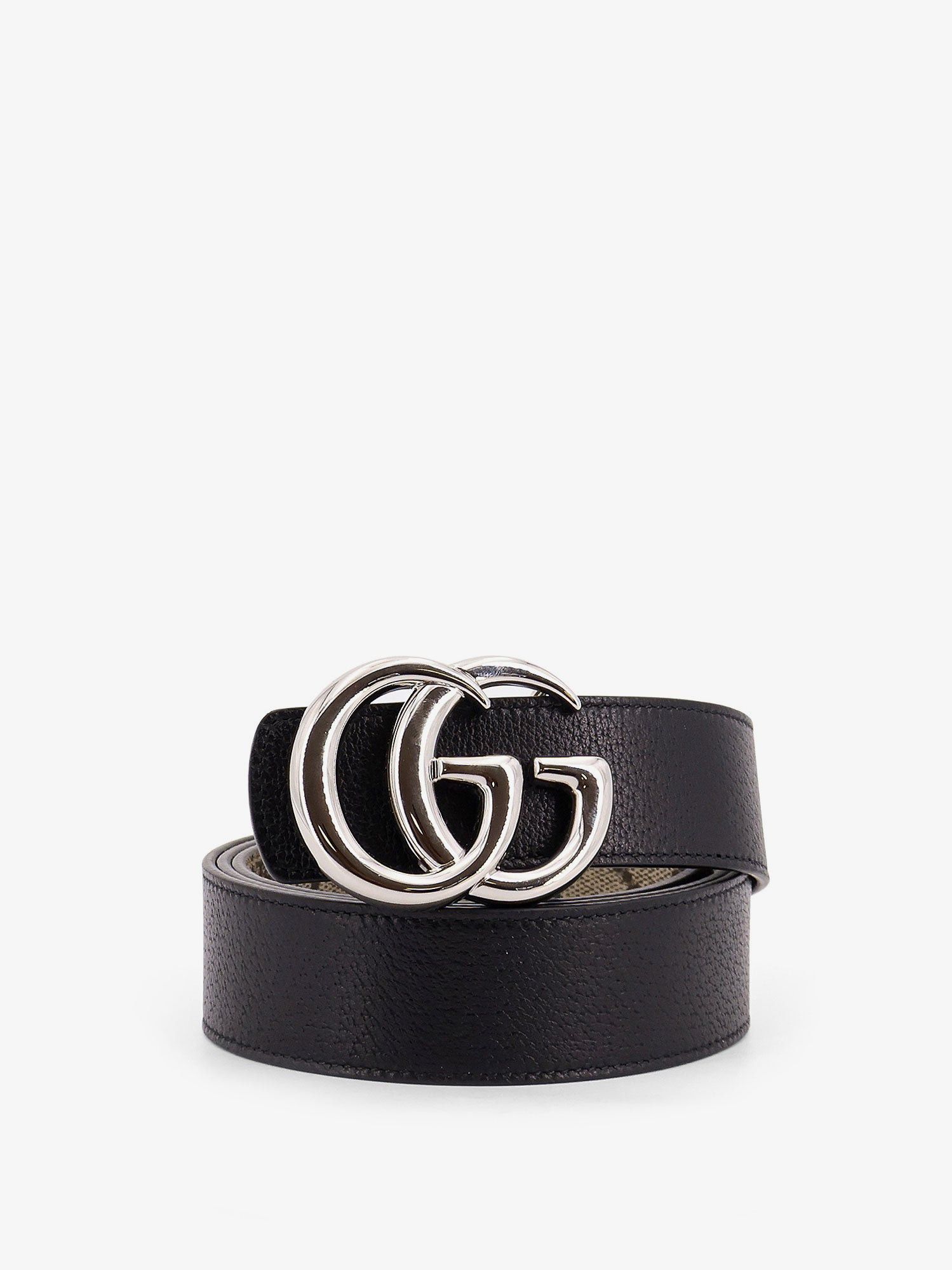 Gucci Reversible Leather And Supreme Gg Fabric Belt Size ONE SIZE - 3 Thumbnail