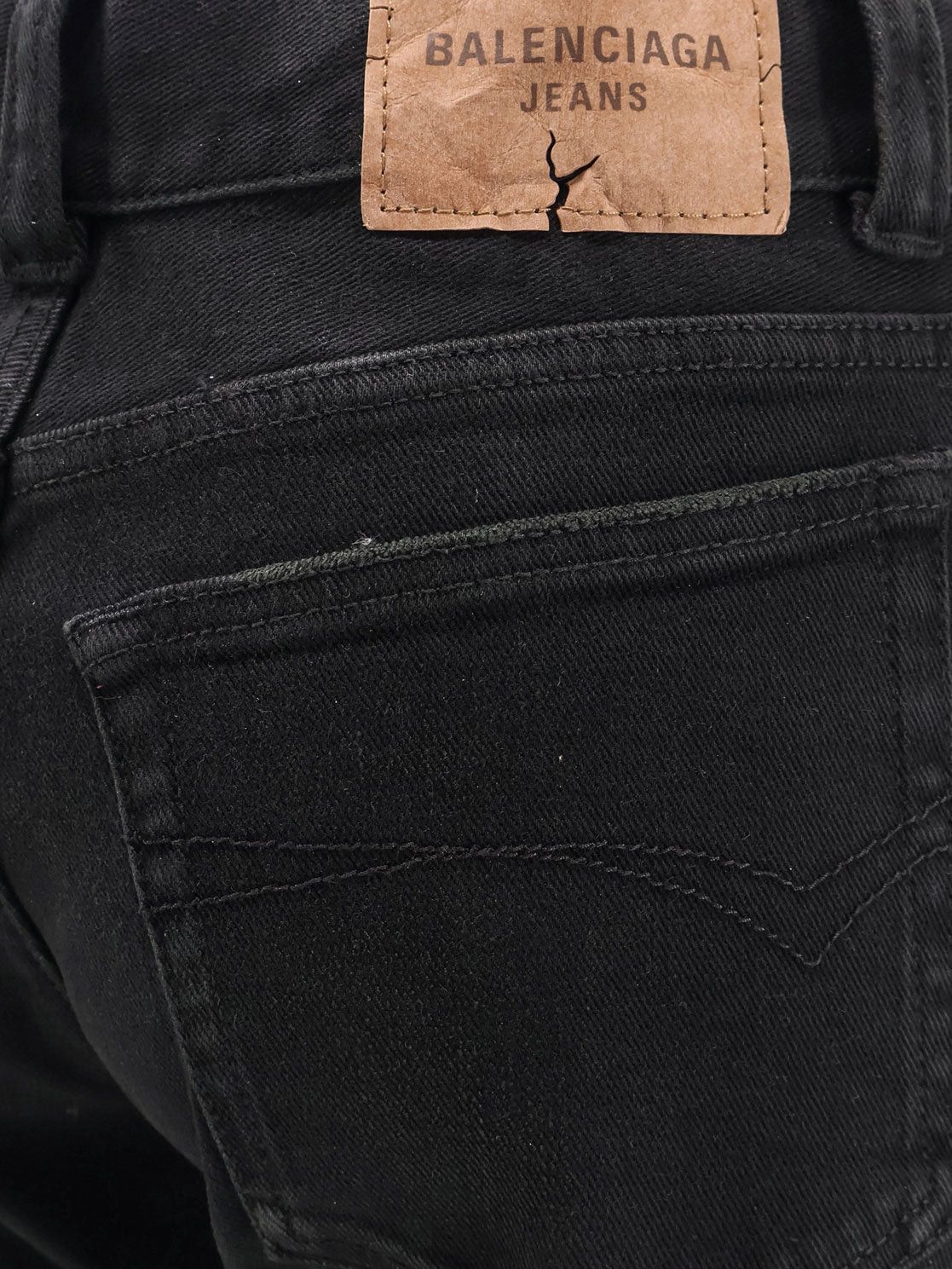 Balenciaga Denim Trousers With Frayed Edges Size 27" / US 4 / IT 40 - 3 Thumbnail