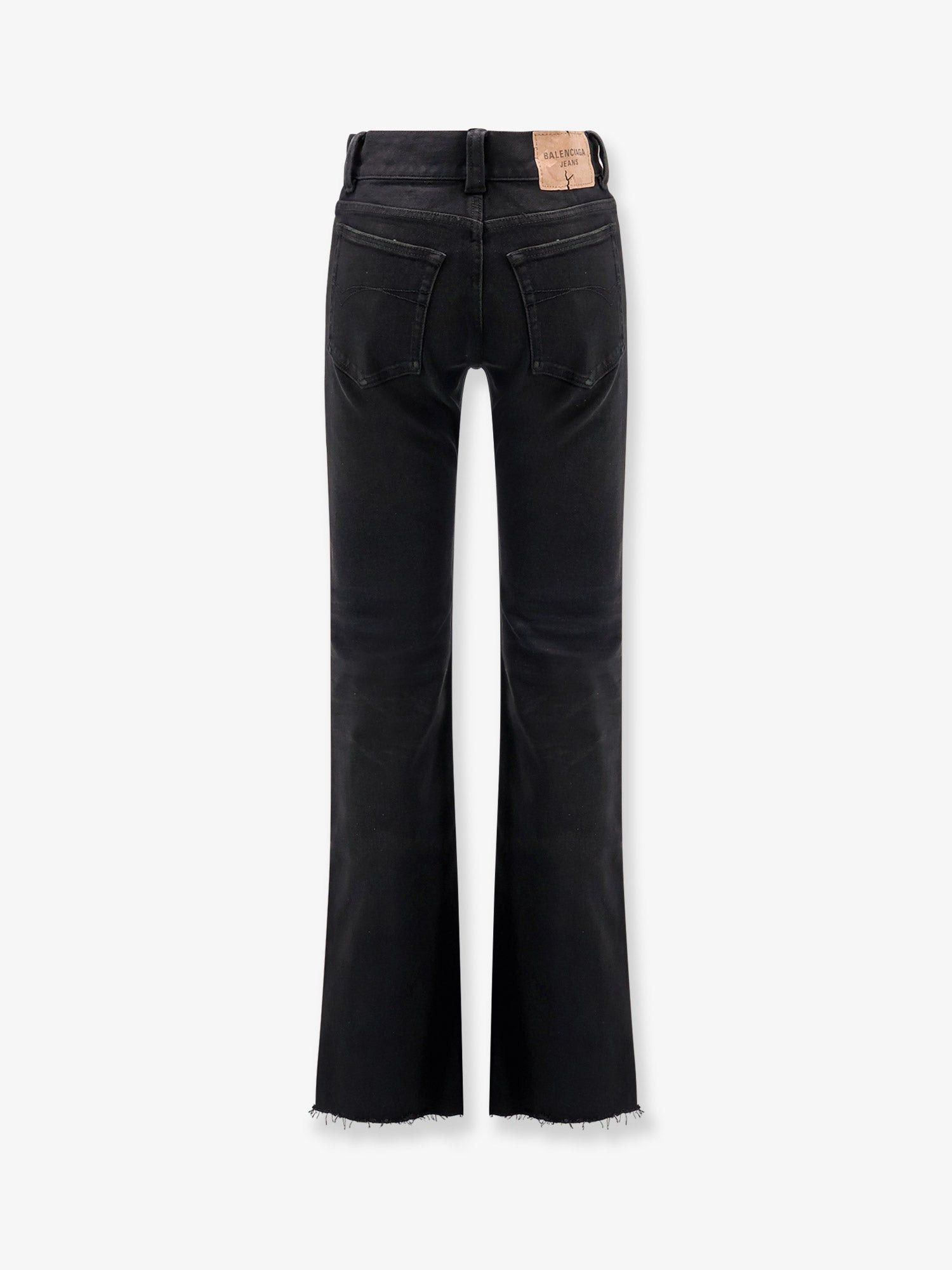 Balenciaga Denim Trousers With Frayed Edges Size 28" / US 6 / IT 42 - 2 Thumbnail