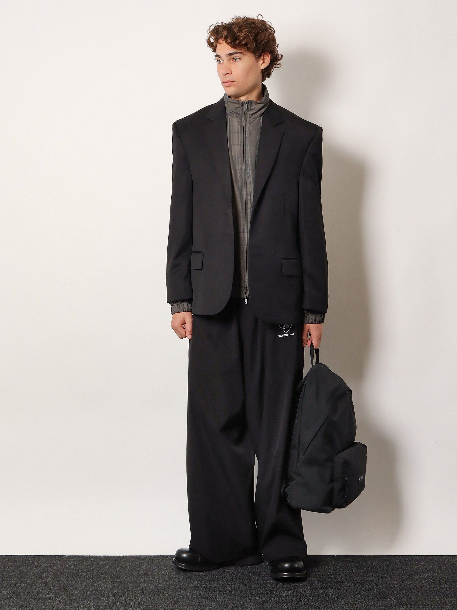 Balenciaga Wool Blazer With Modal Insert Size US XS / EU 42 / 0 - 3 Thumbnail