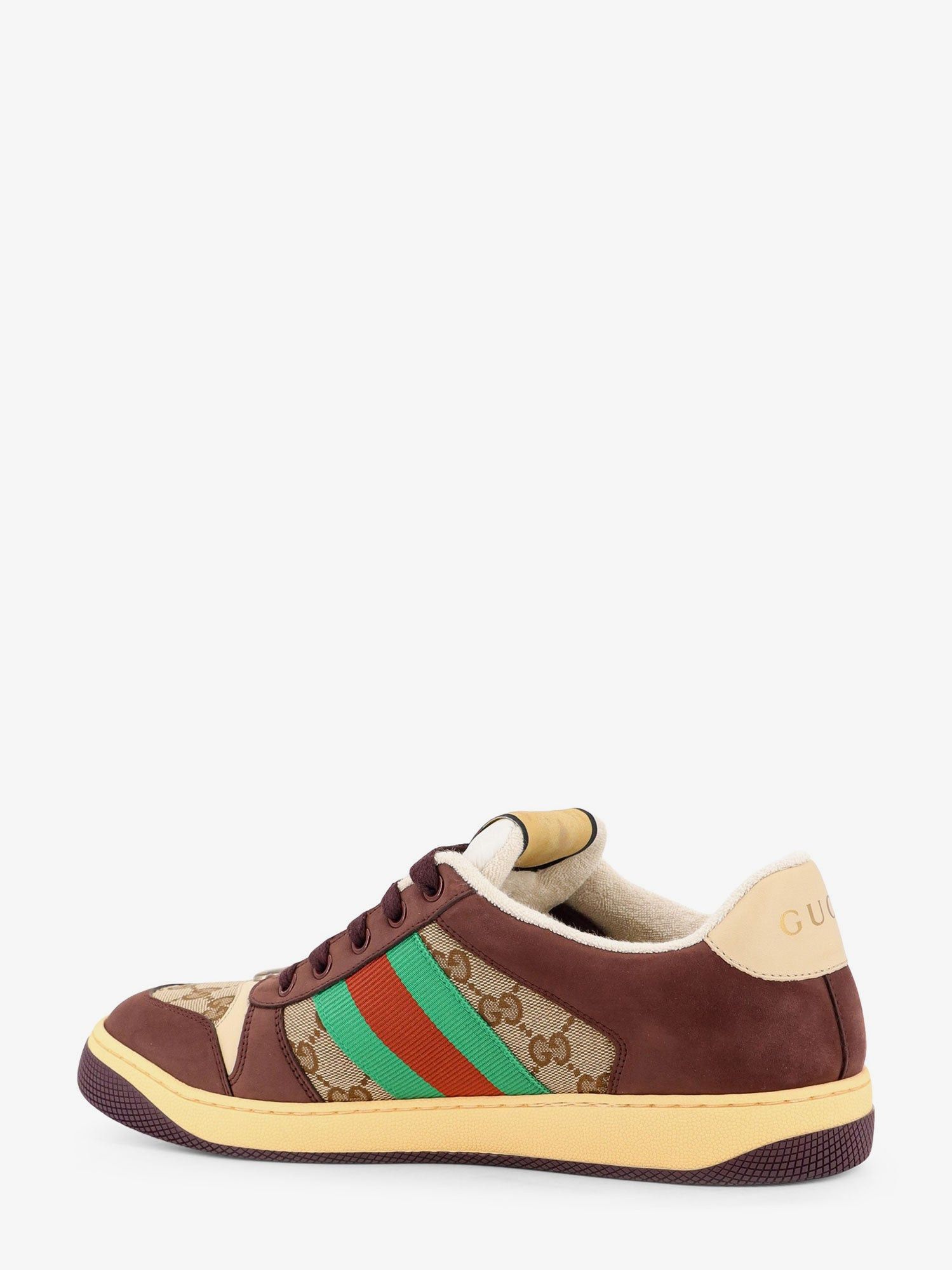Gucci Gg Fabric Leather Sneakers Size US 9.5 / EU 42-43 - 2 Thumbnail