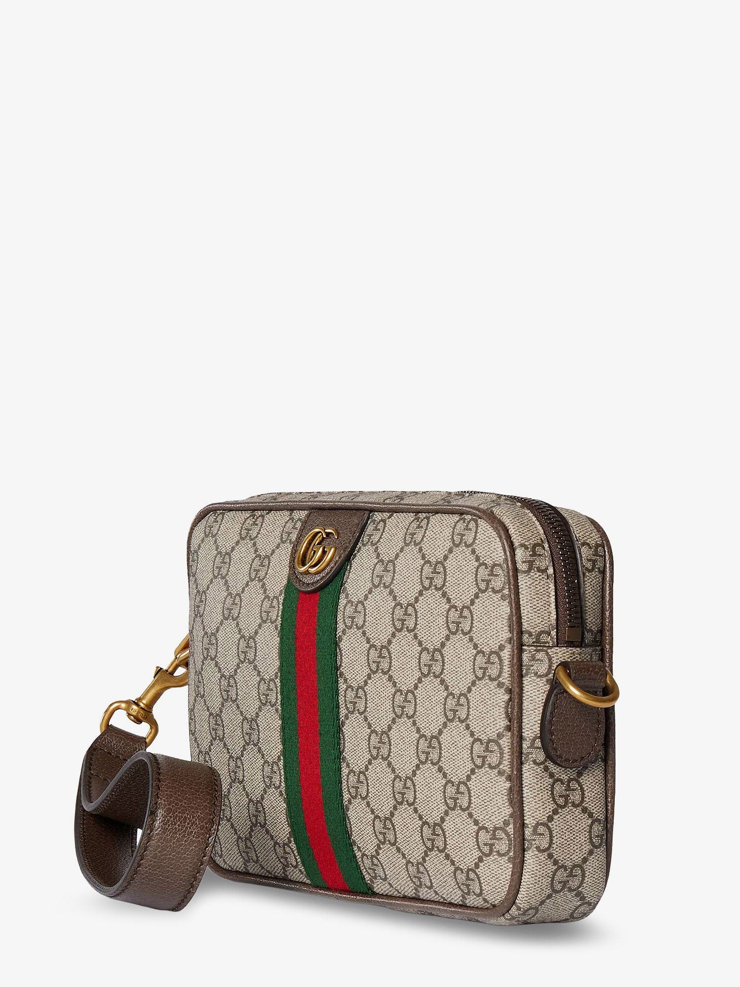 Gucci Ophidia Gg Supreme Fabric Crossbody Bag Size ONE SIZE - 3 Thumbnail