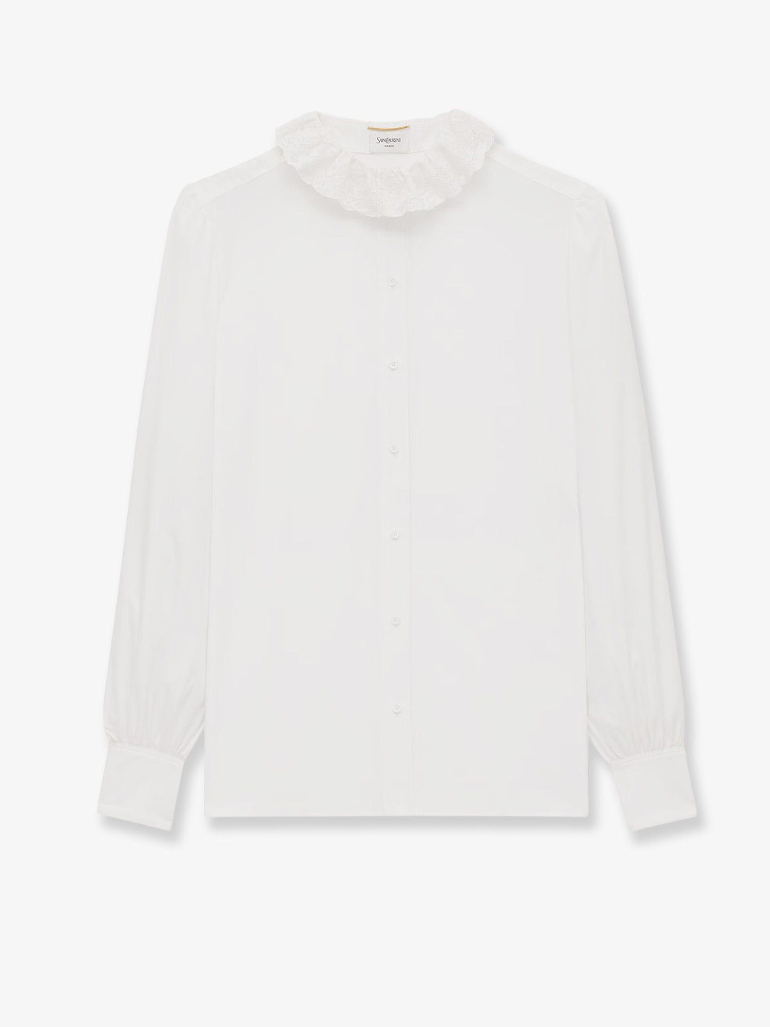 Saint Laurent Paris Certified Cotton Shirt Size XS / US 0-2 / IT 36-38 - 3 Thumbnail