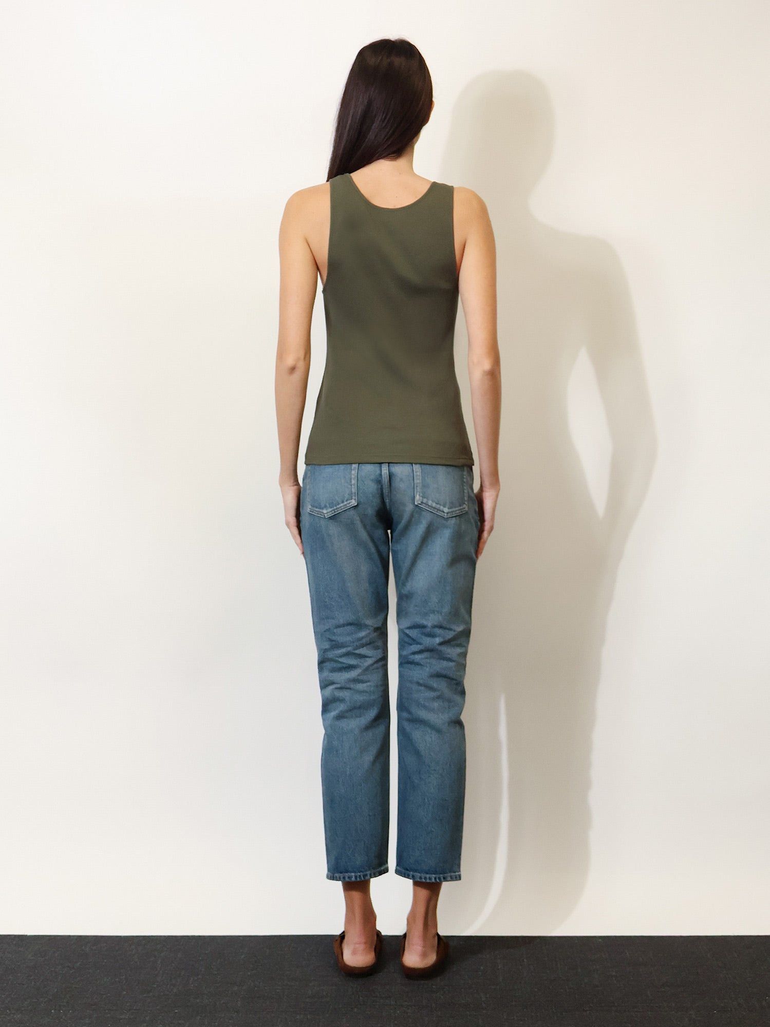 Saint Laurent Paris Ribbed Cotton Top Size L / US 10 / IT 46 - 5 Thumbnail