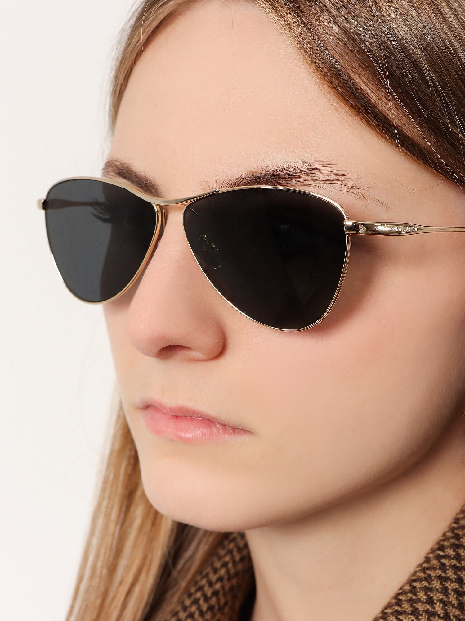 Saint Laurent Paris Acetate Sunglasses Size ONE SIZE - 2 Thumbnail