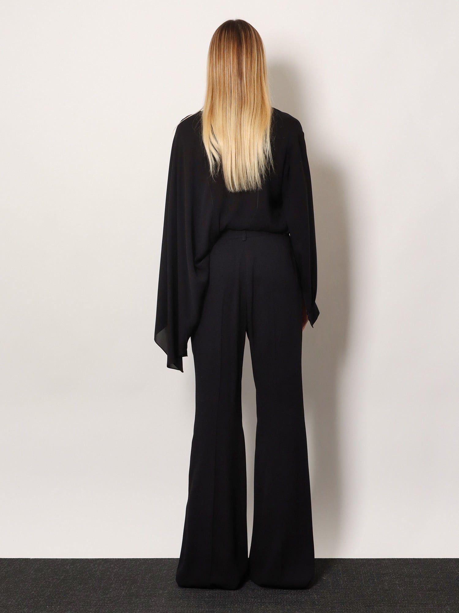 Balenciaga Viscose Trousers With Flared Bottom Size 25" / US 0 / IT 36 - 3 Thumbnail