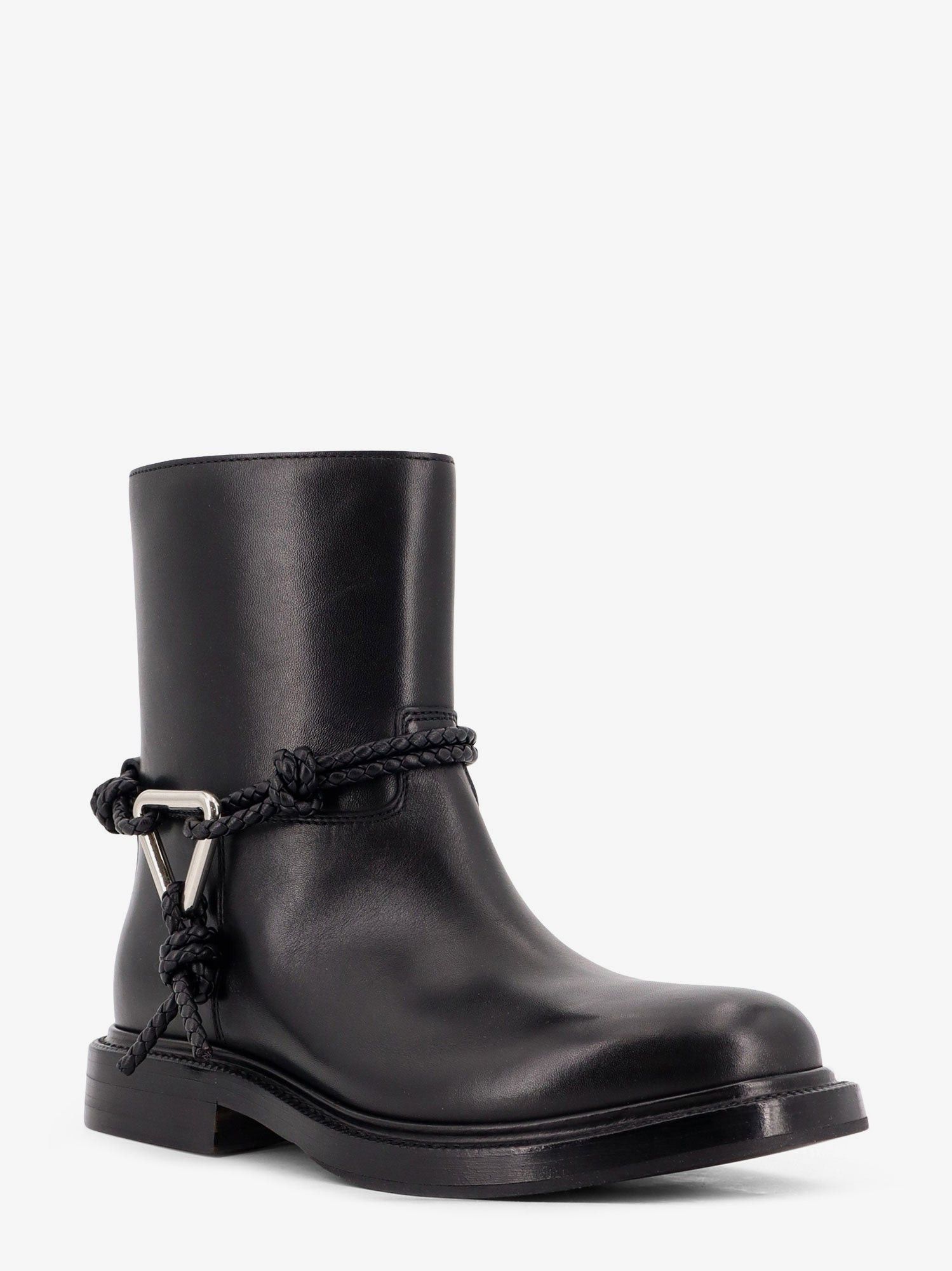 Bottega Veneta James Leather Ankle Boots Size US 7 / IT 37 - 2 Thumbnail