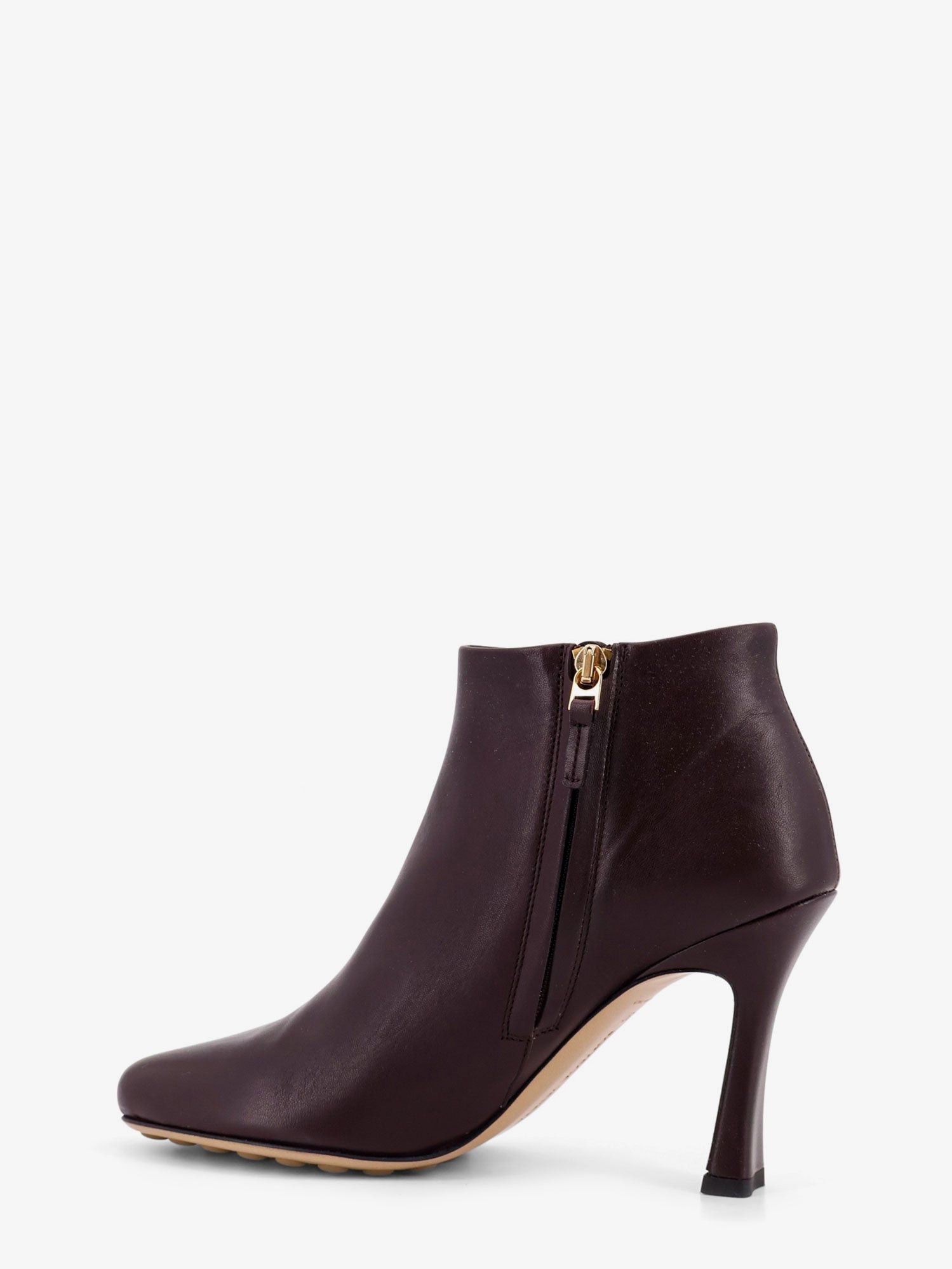 Bottega Veneta Lagoon Leather Ankle Boot Size US 7 / IT 37 - 3 Thumbnail